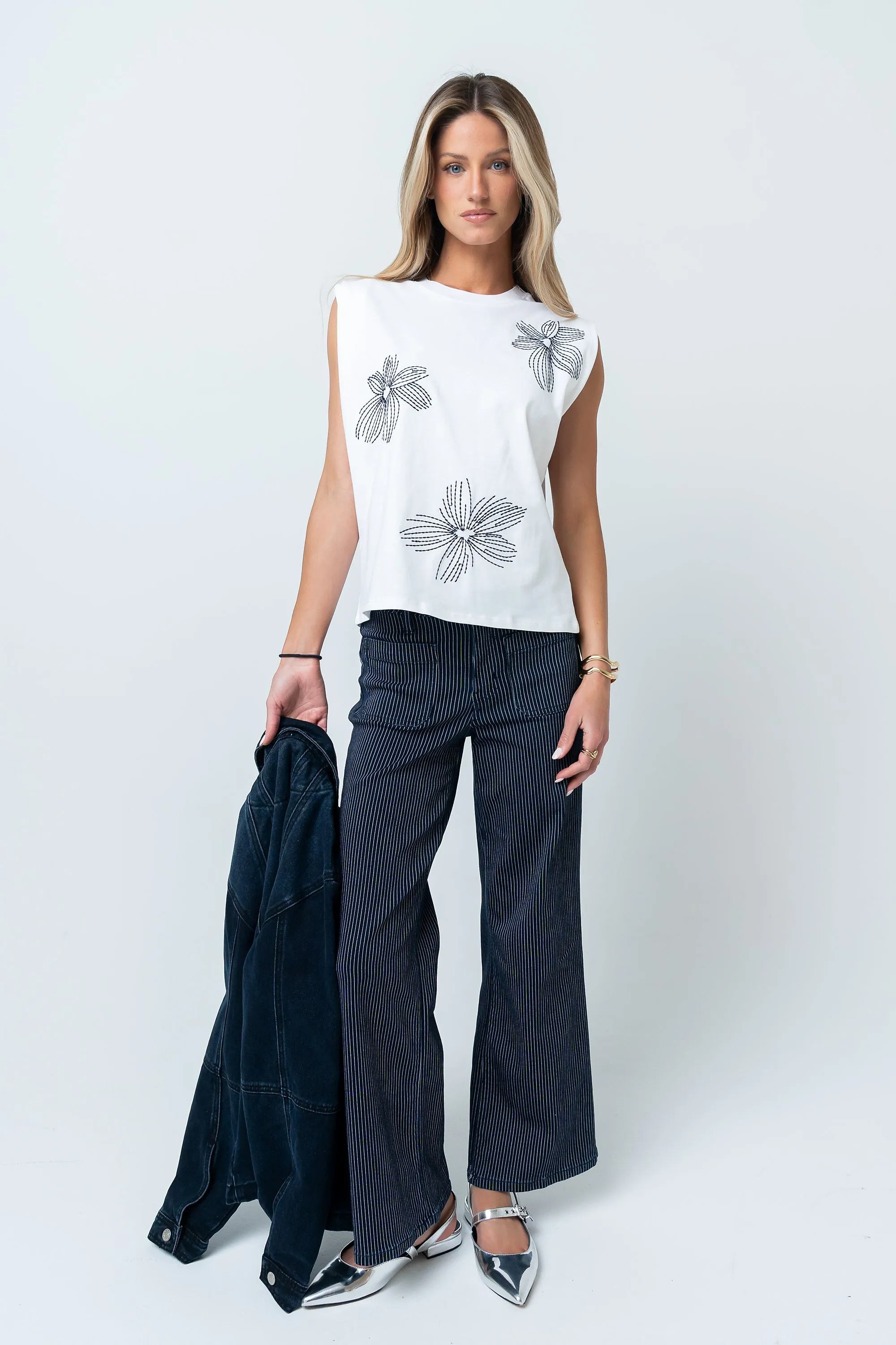 Bree Embroidered Top sold by bohme product image thumbnail 5