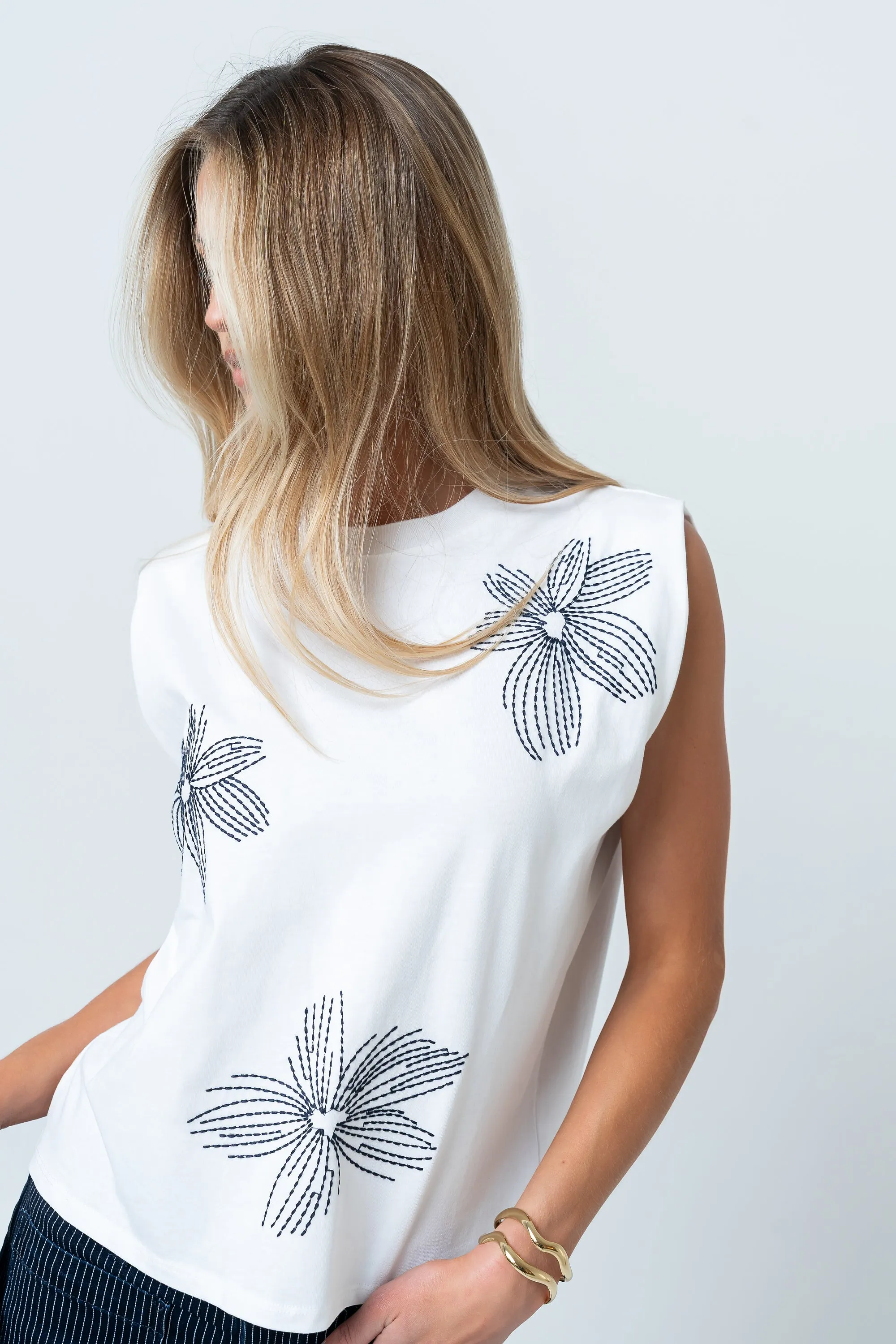 Bree Embroidered Top sold by bohme product image thumbnail 3