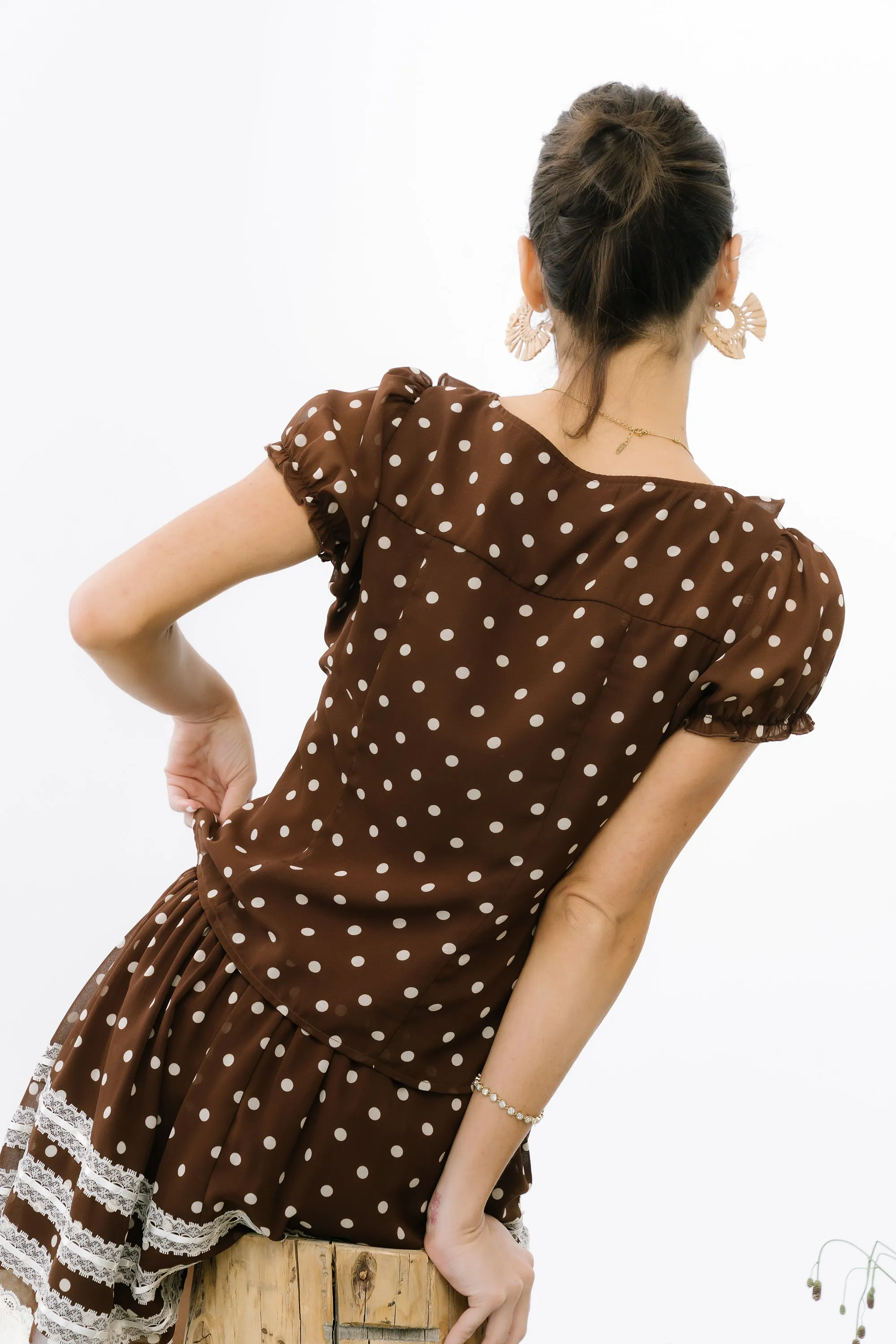 Nacie Polka Dot Blouse sold by bohme product image thumbnail 5