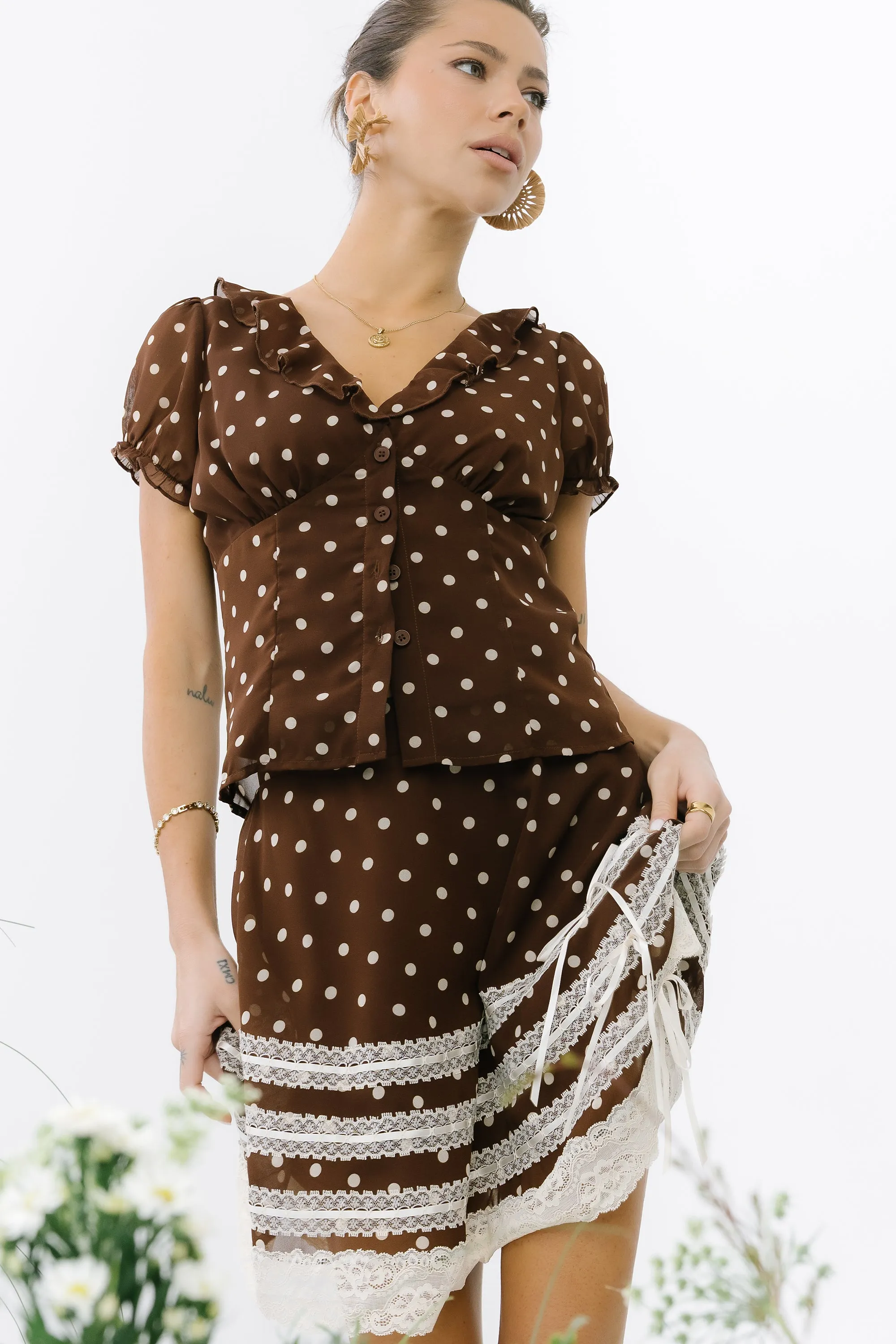 Nacie Polka Dot Blouse sold by bohme product image thumbnail 4