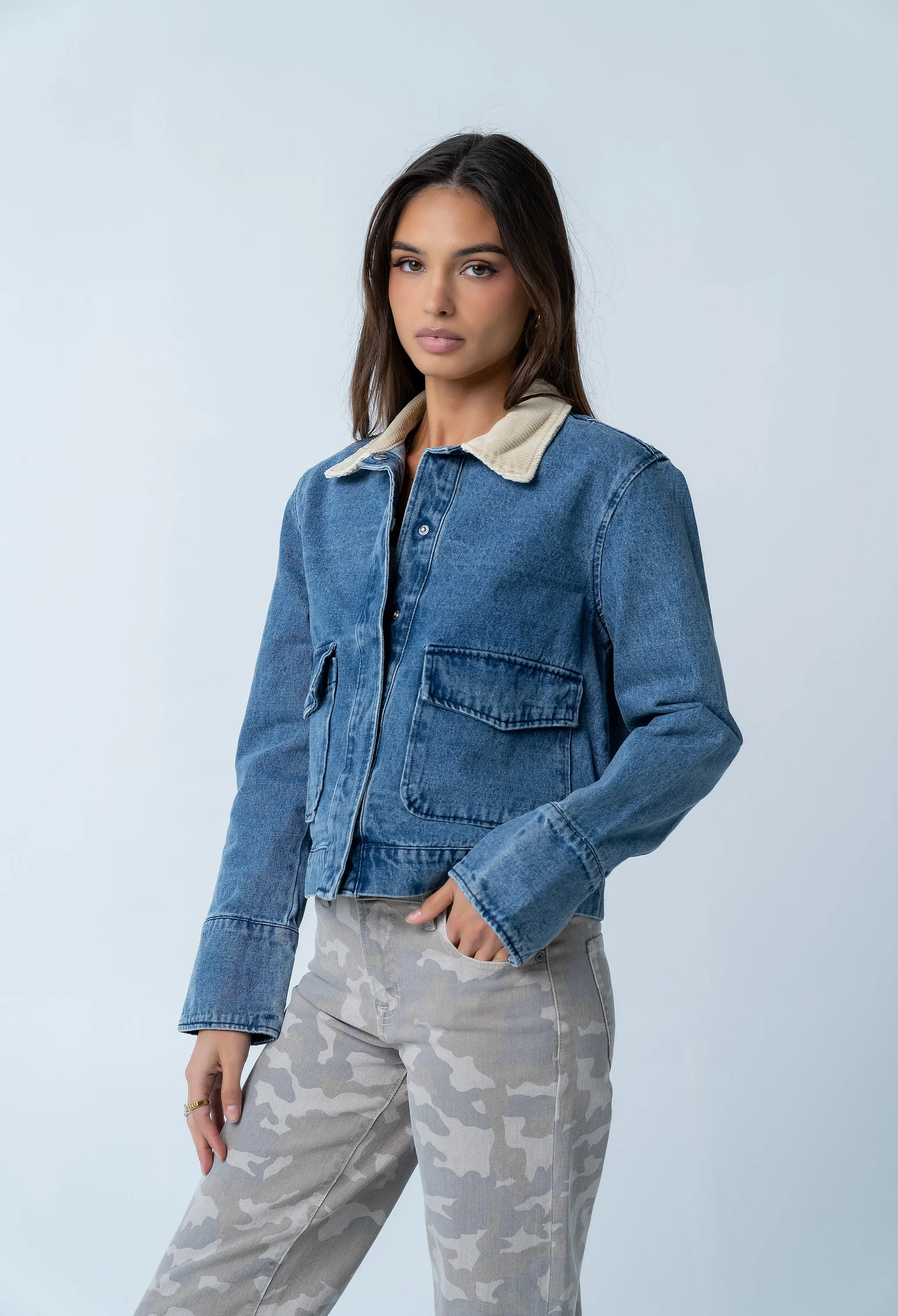 Brynley Denim Chore Jacket sold by bohme product image thumbnail 2