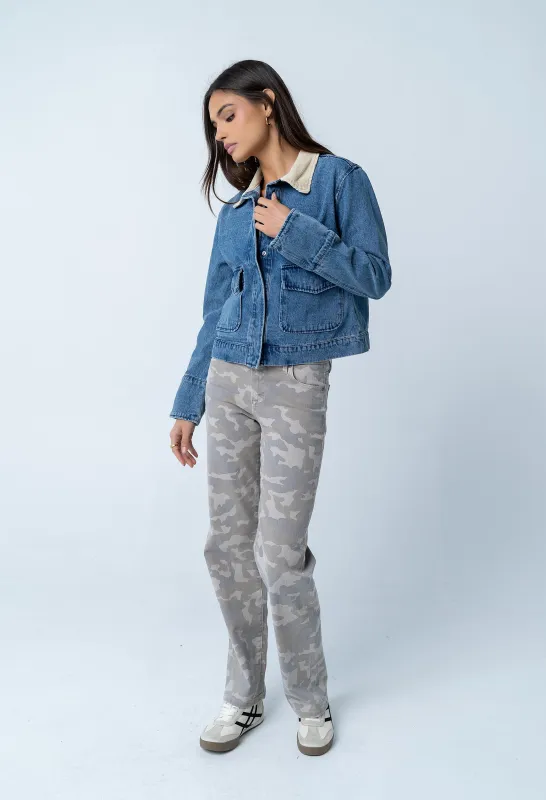 Brynley Denim Chore Jacket made by bohme