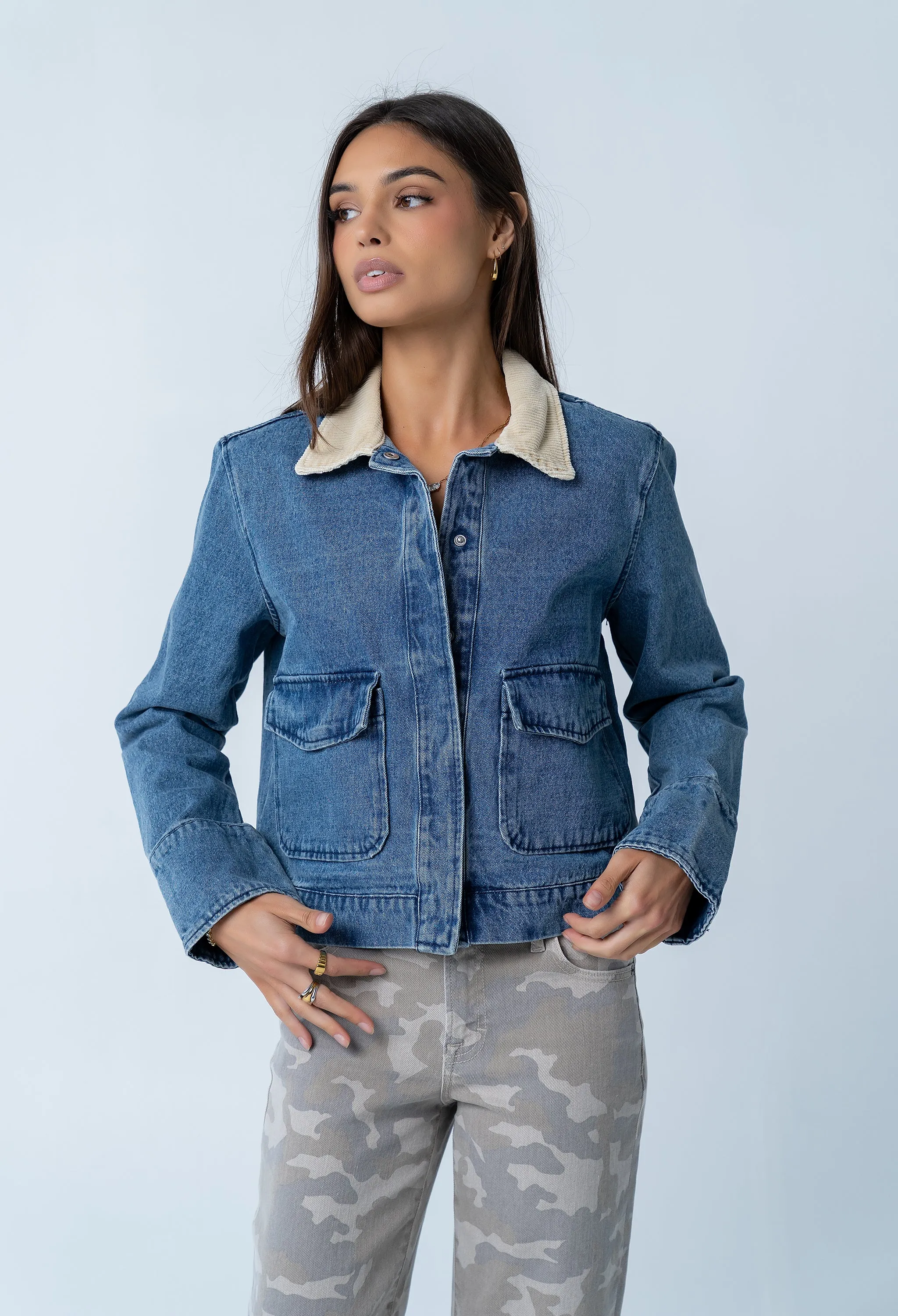 Brynley Denim Chore Jacket sold by bohme product image thumbnail 5