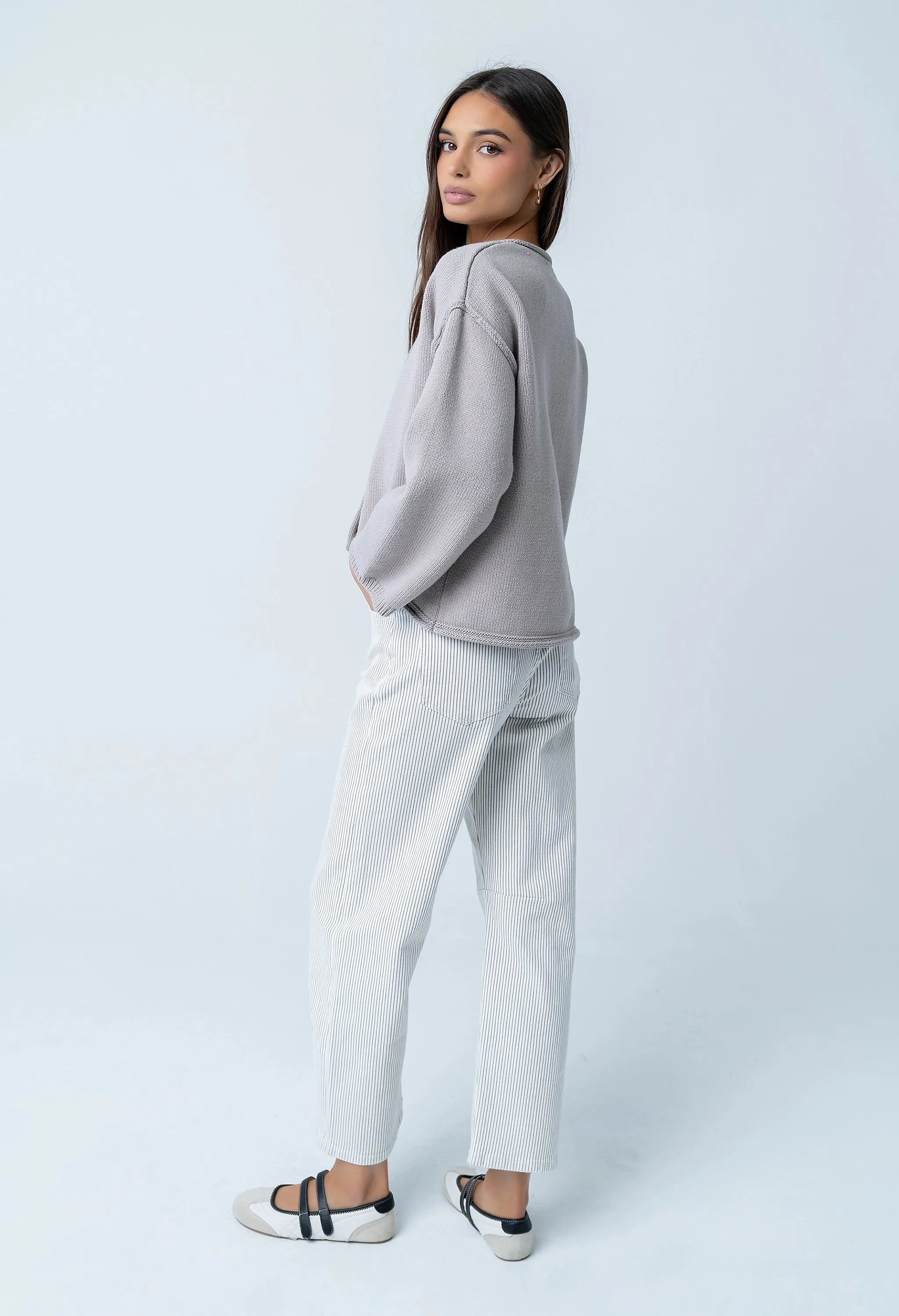 Carlie Knit Cardigan in Taupe - FINAL SALE sold by bohme product image thumbnail 5