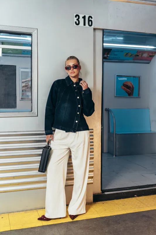 Monroe Striped Trousers made by bohme