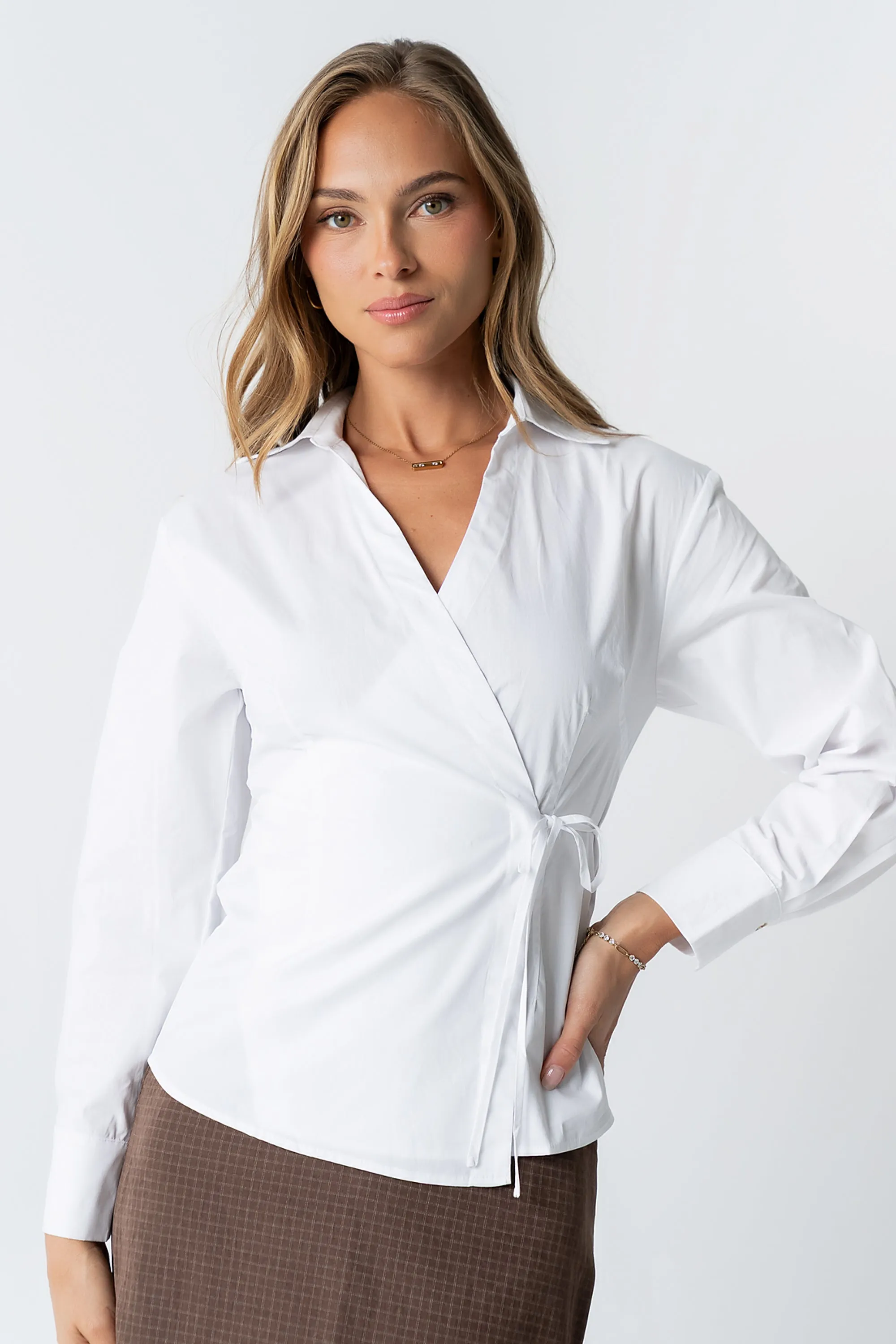 Kimmy Wrap Blouse sold by bohme product image thumbnail 3