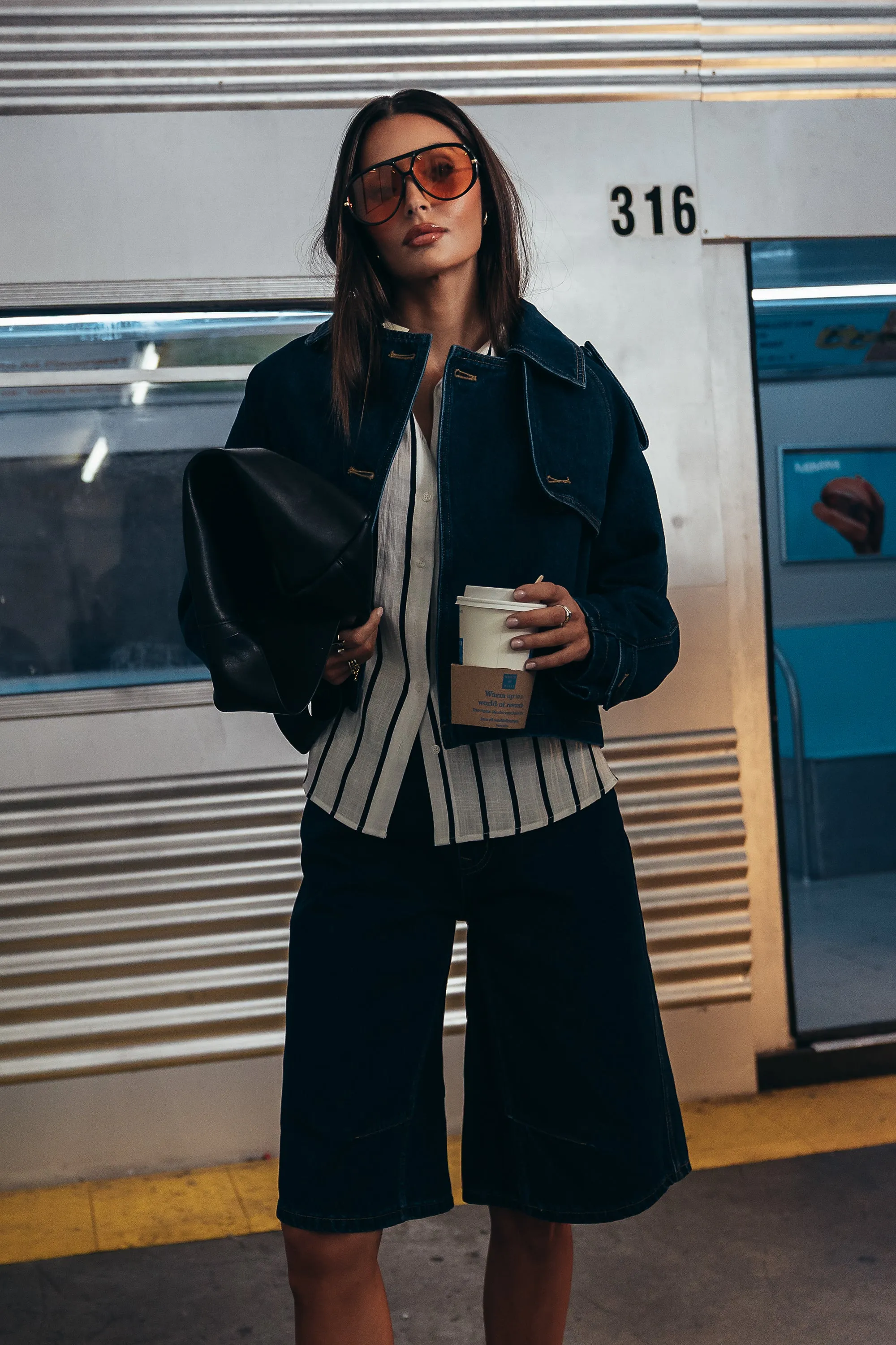 Sally Cropped Trench Coat sold by bohme product image thumbnail 5