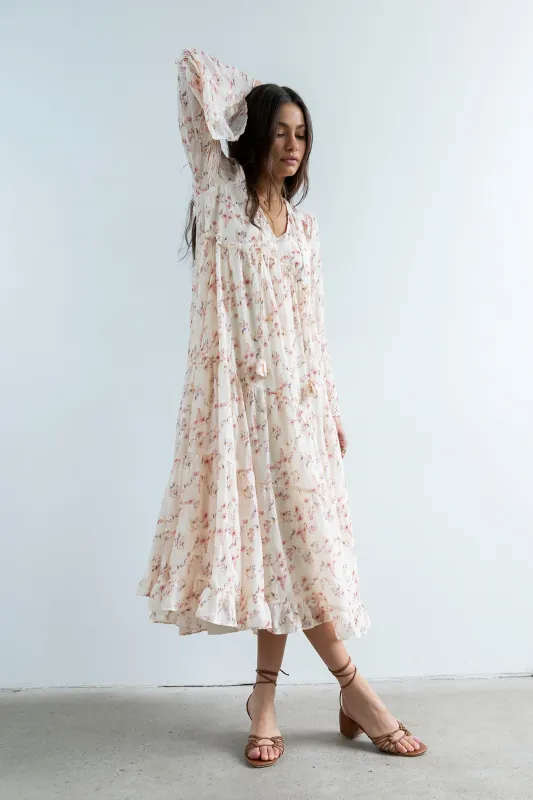 Ramero Floral Maxi Dress made by bohme