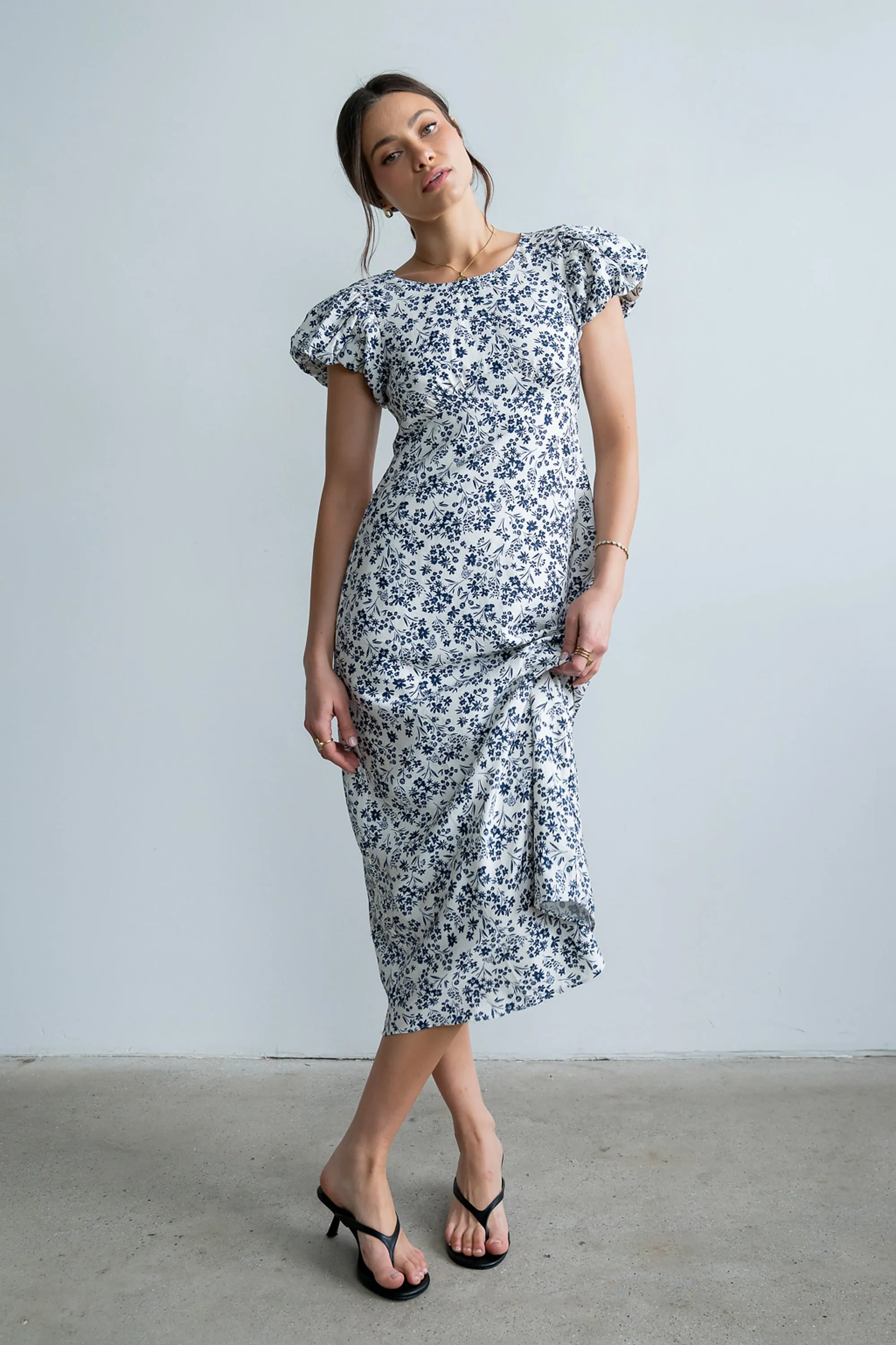 Smith Floral Midi Dress sold by bohme product image thumbnail 2