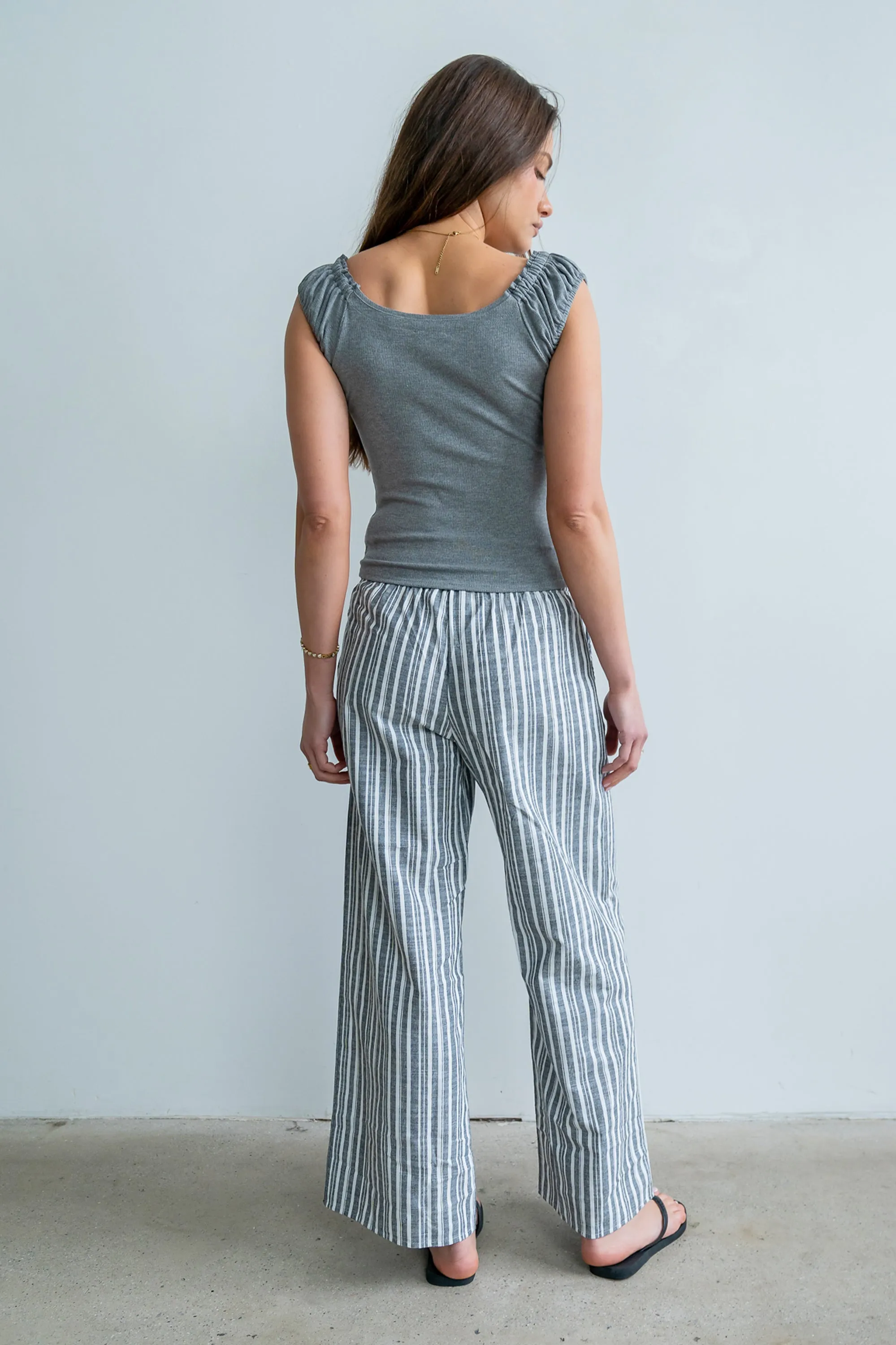 Indiana Striped Pants in Black sold by bohme product image thumbnail 5