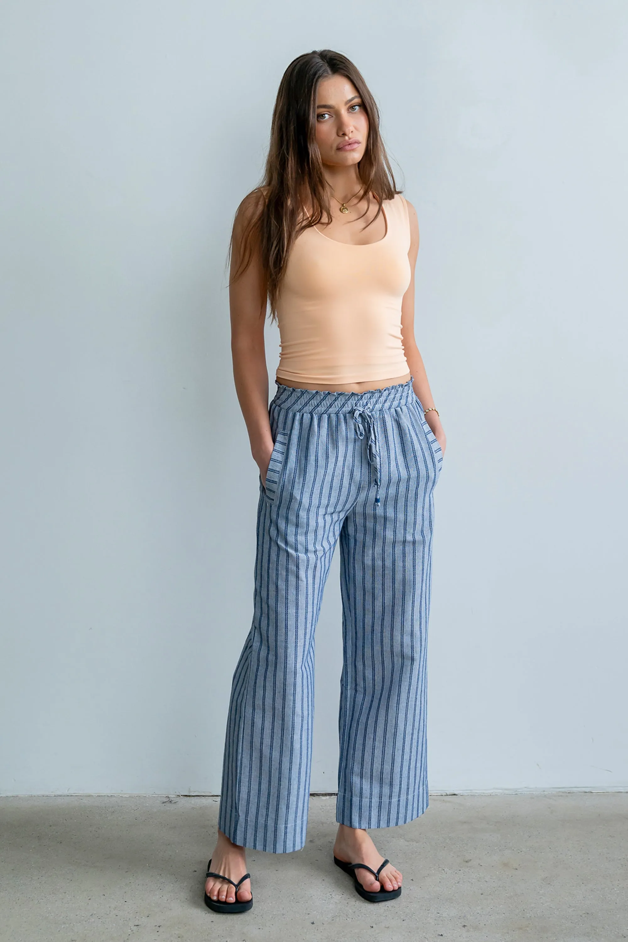 Millie Tank Top in Peach sold by bohme product image thumbnail 2