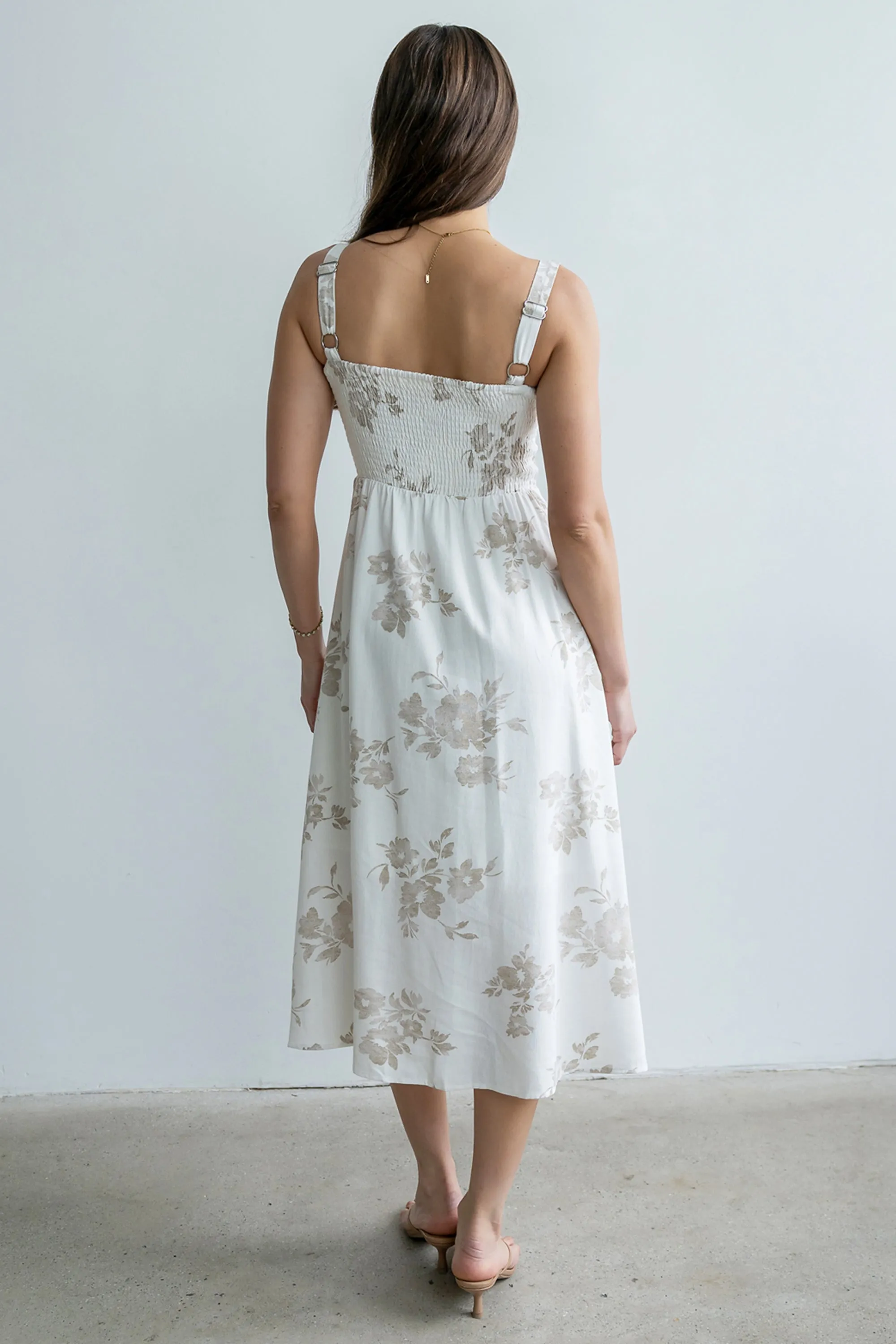 Brandy Floral Midi Dress sold by bohme product image thumbnail 3
