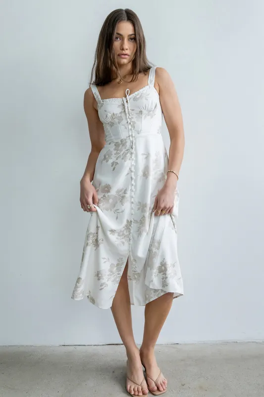 Brandy Floral Midi Dress made by bohme