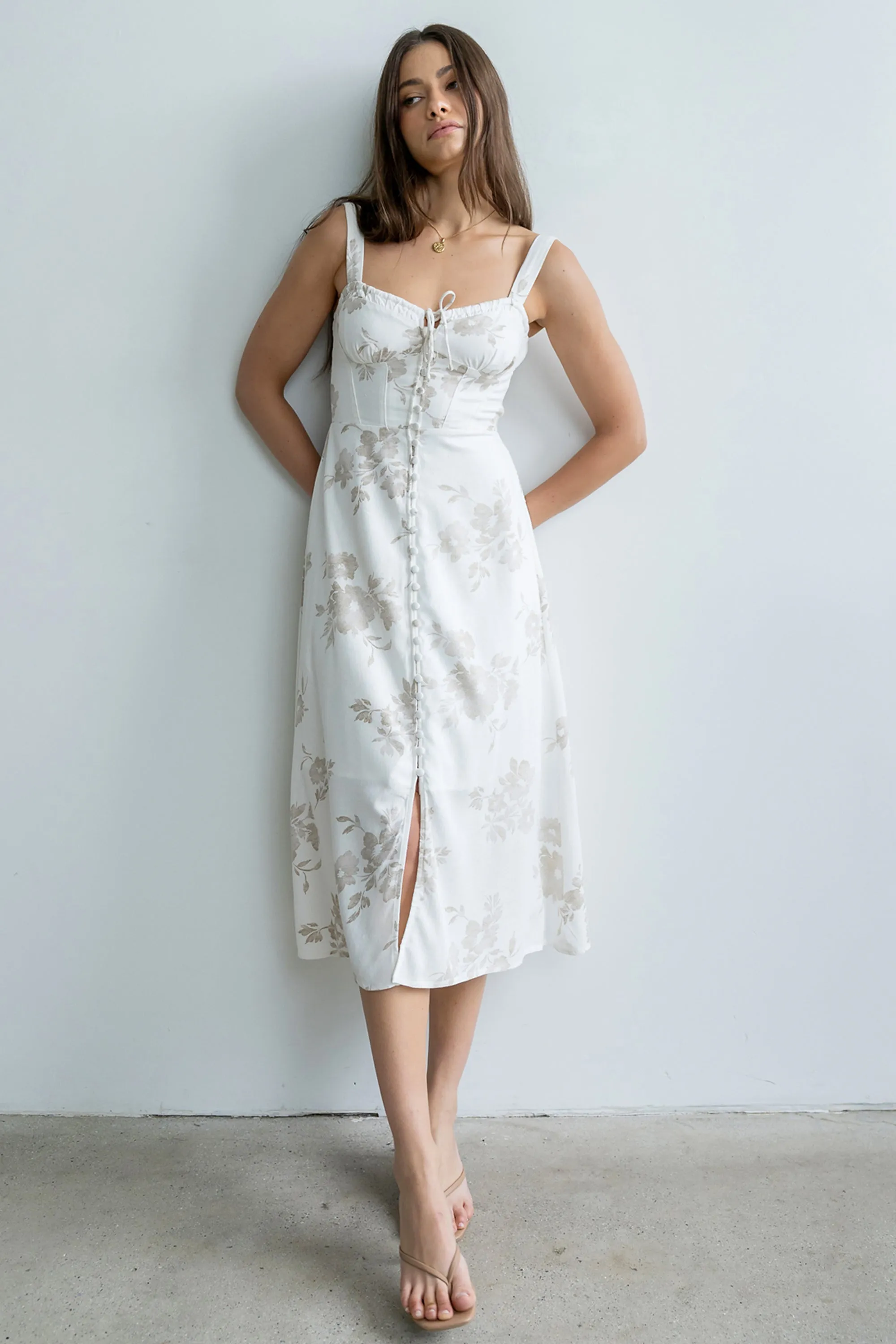 Brandy Floral Midi Dress sold by bohme product image thumbnail 2
