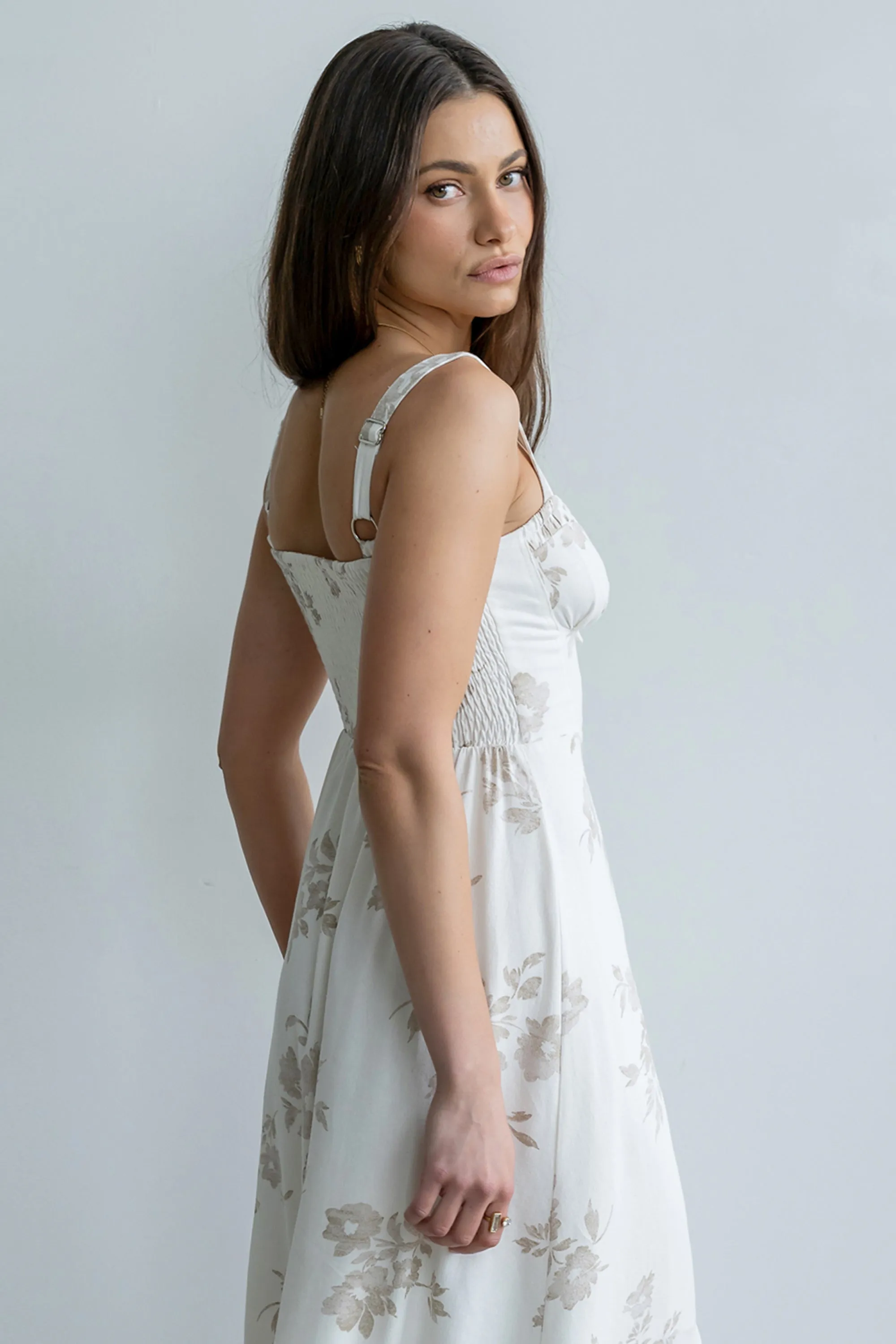 Brandy Floral Midi Dress sold by bohme product image thumbnail 5