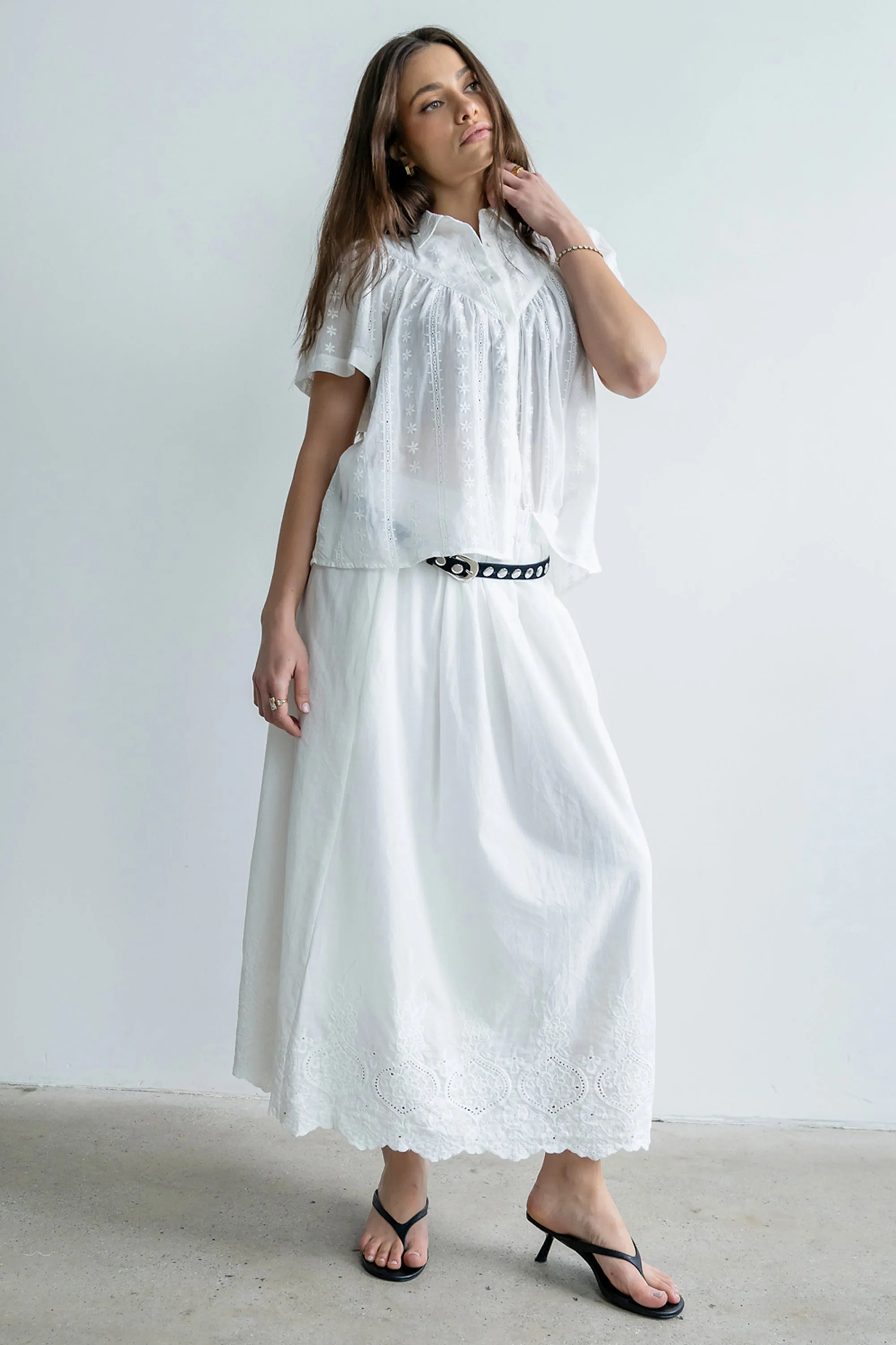 Tina Sheer Button Up sold by bohme product image thumbnail 4