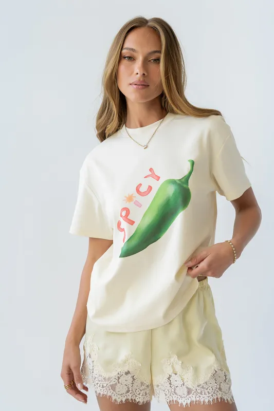 Spicy Graphic Tee made by bohme