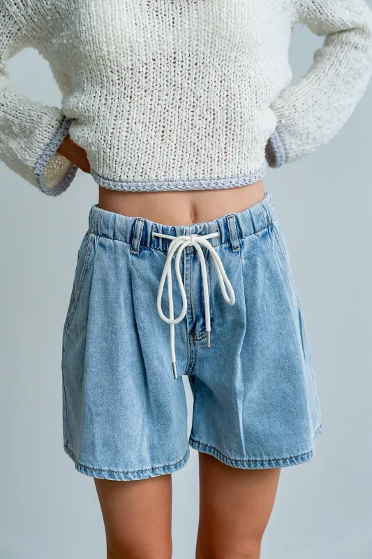 Courtney Pleated Shorts made by bohme
