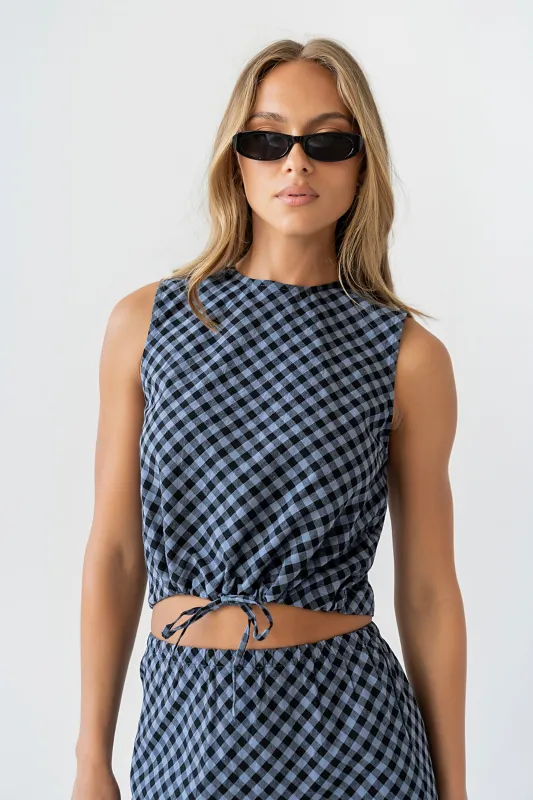 Baylor Plaid Tank - FINAL SALE made by bohme