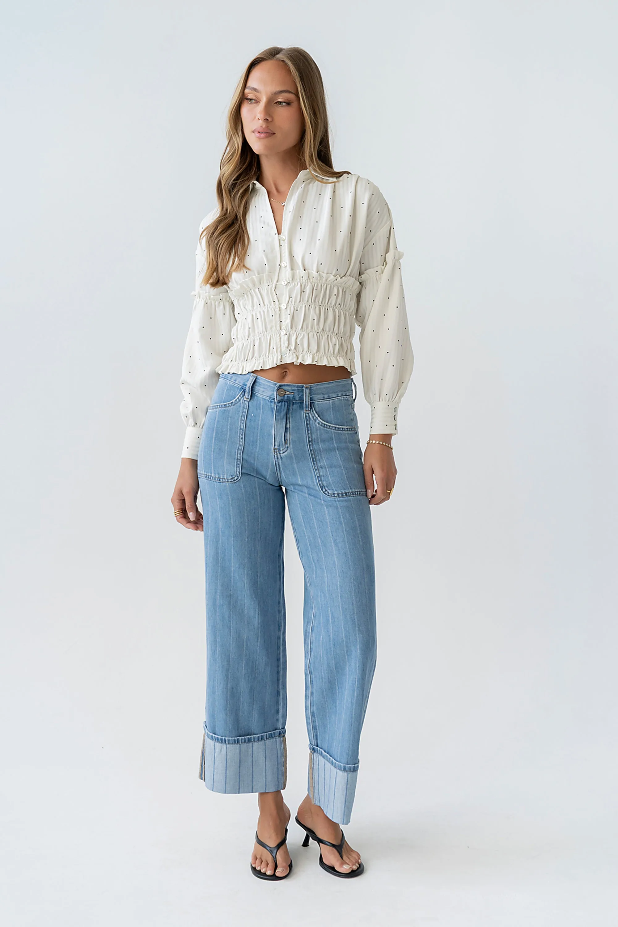 Marta Polka Dot Blouse sold by bohme product image thumbnail 2