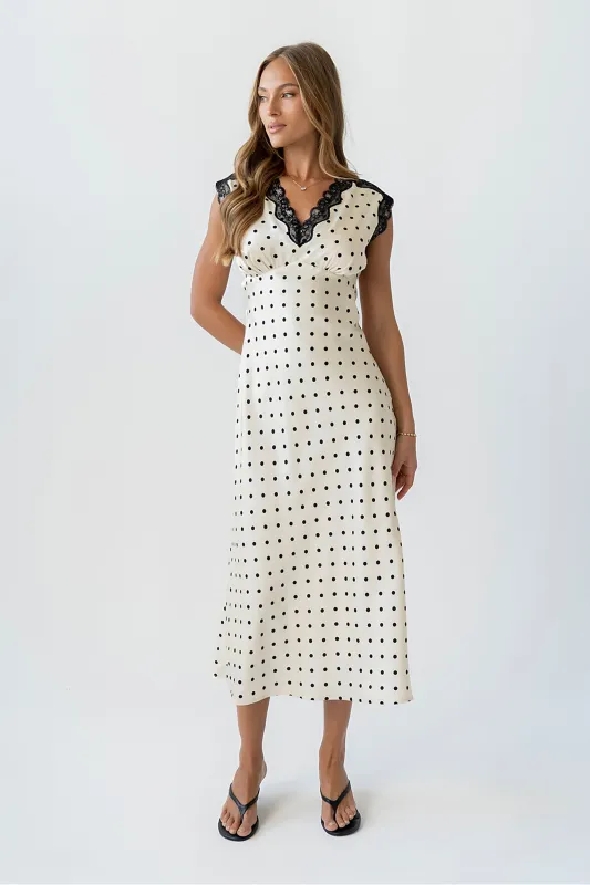Brinkley Maxi Dress in Ivory made by bohme