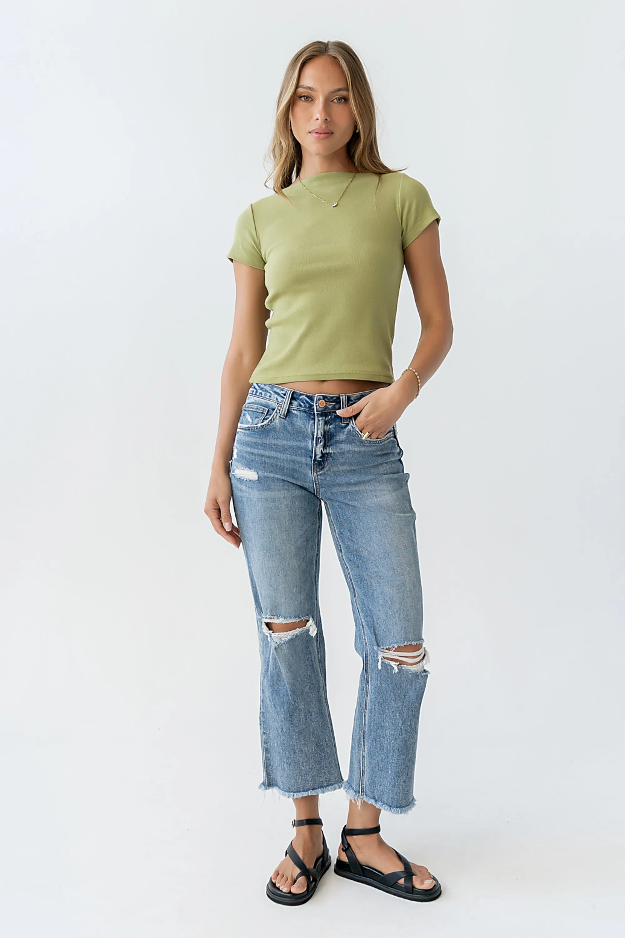 Brenna Straight Leg Jeans sold by bohme product image thumbnail 2