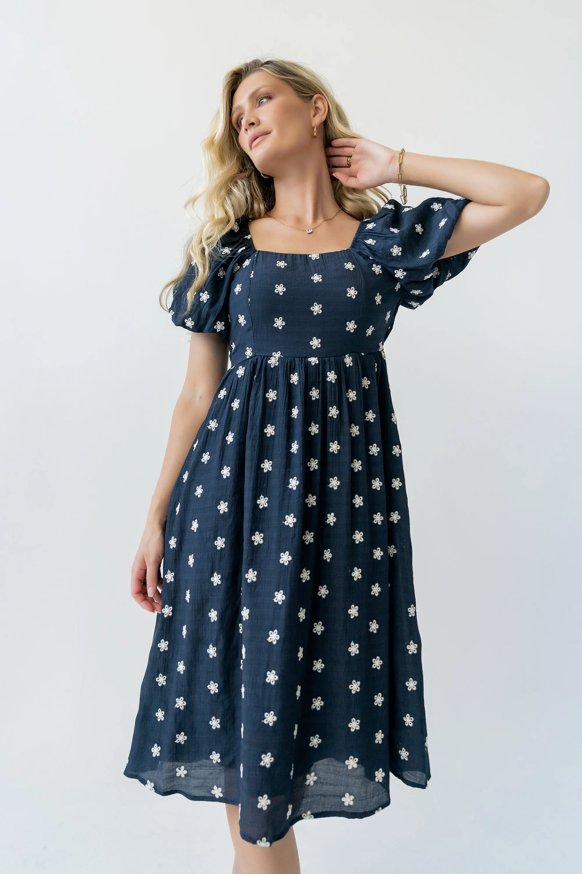 Tara Embroidered Midi Dress sold by bohme product image thumbnail 4
