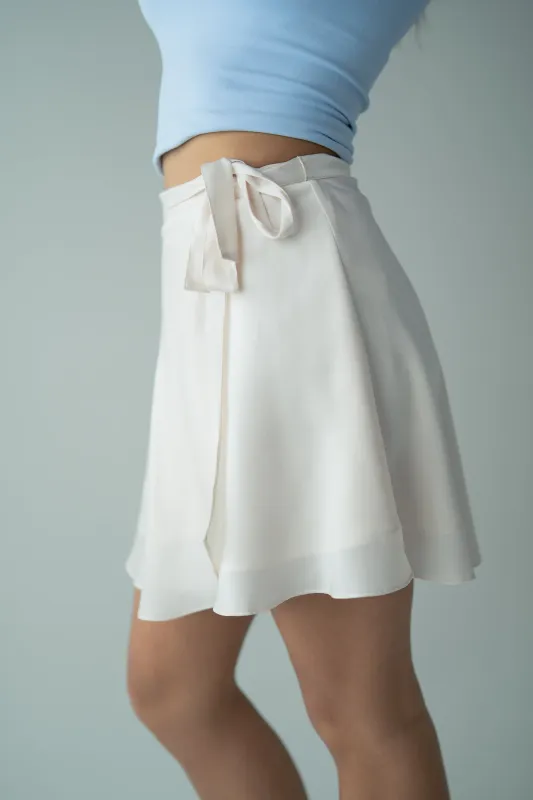 Marshall Wrap Mini Skirt made by bohme