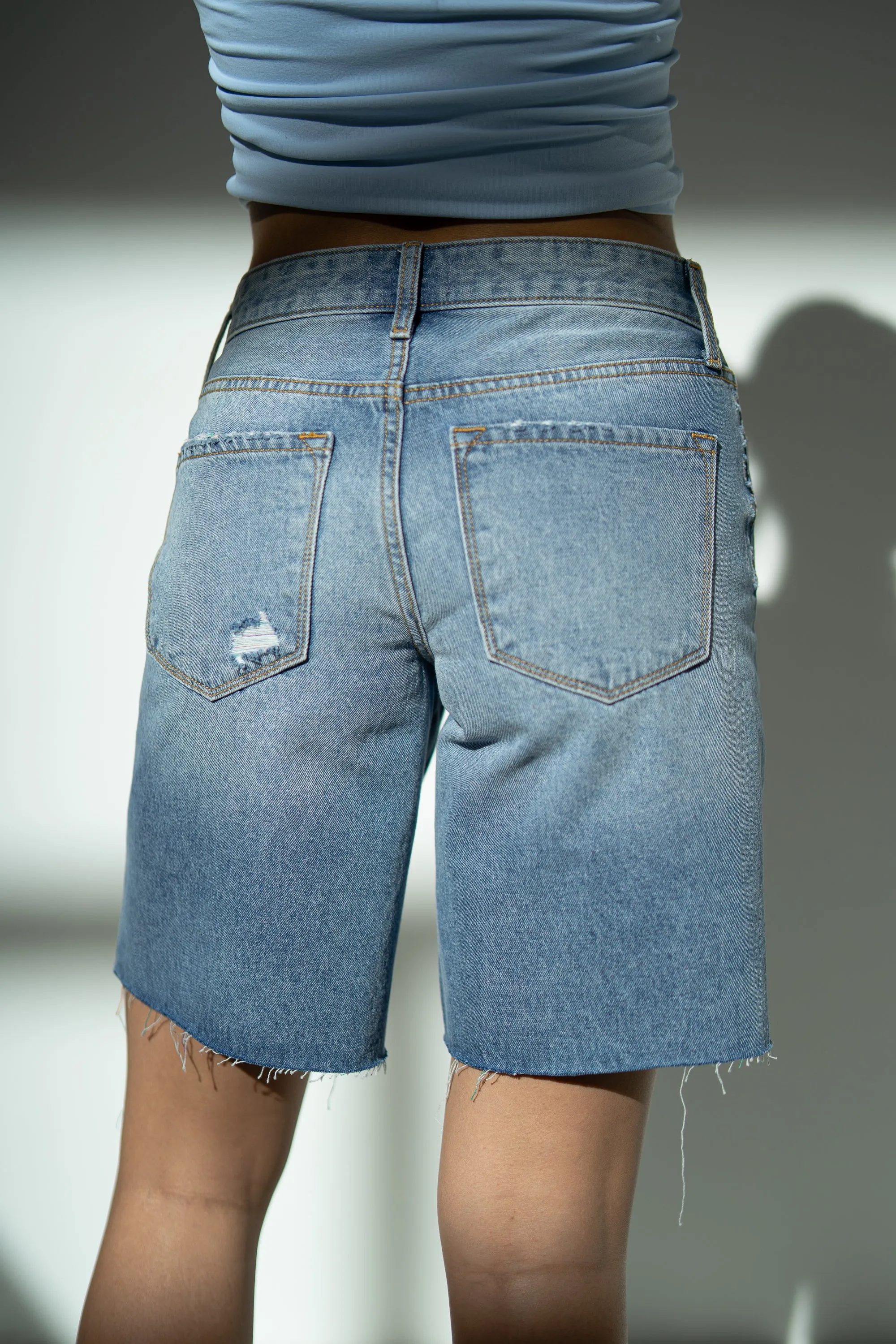 Winston Distressed Bermuda Shorts sold by bohme product image thumbnail 3