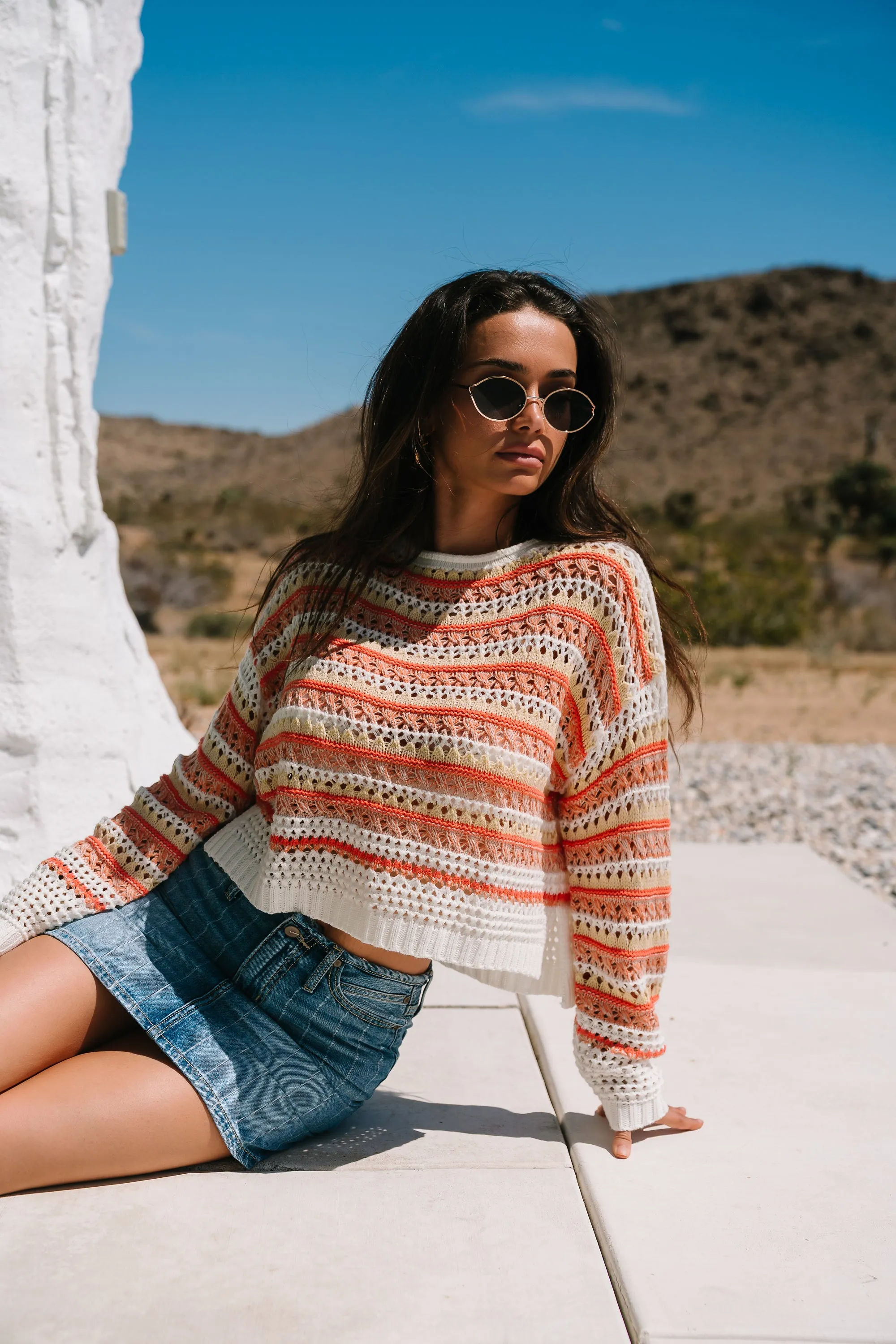 Correy Striped Sweater - FINAL SALE sold by bohme product image thumbnail 3