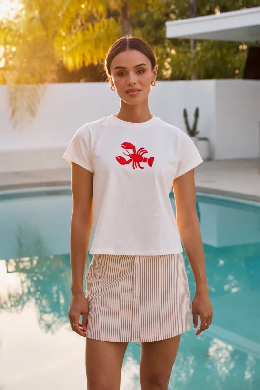 Gloria Lobster Tee made by bohme