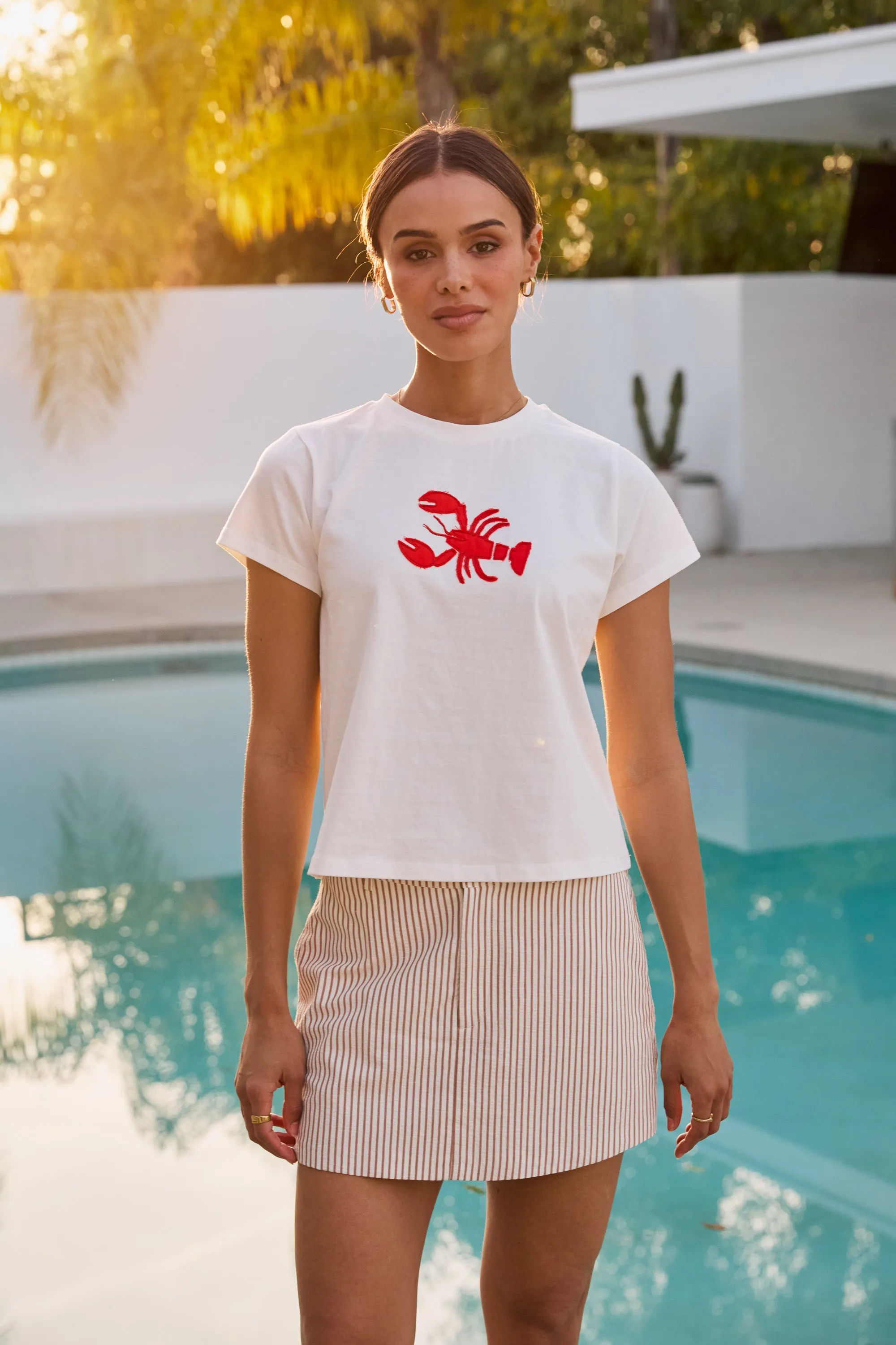 Gloria Lobster Tee sold by bohme