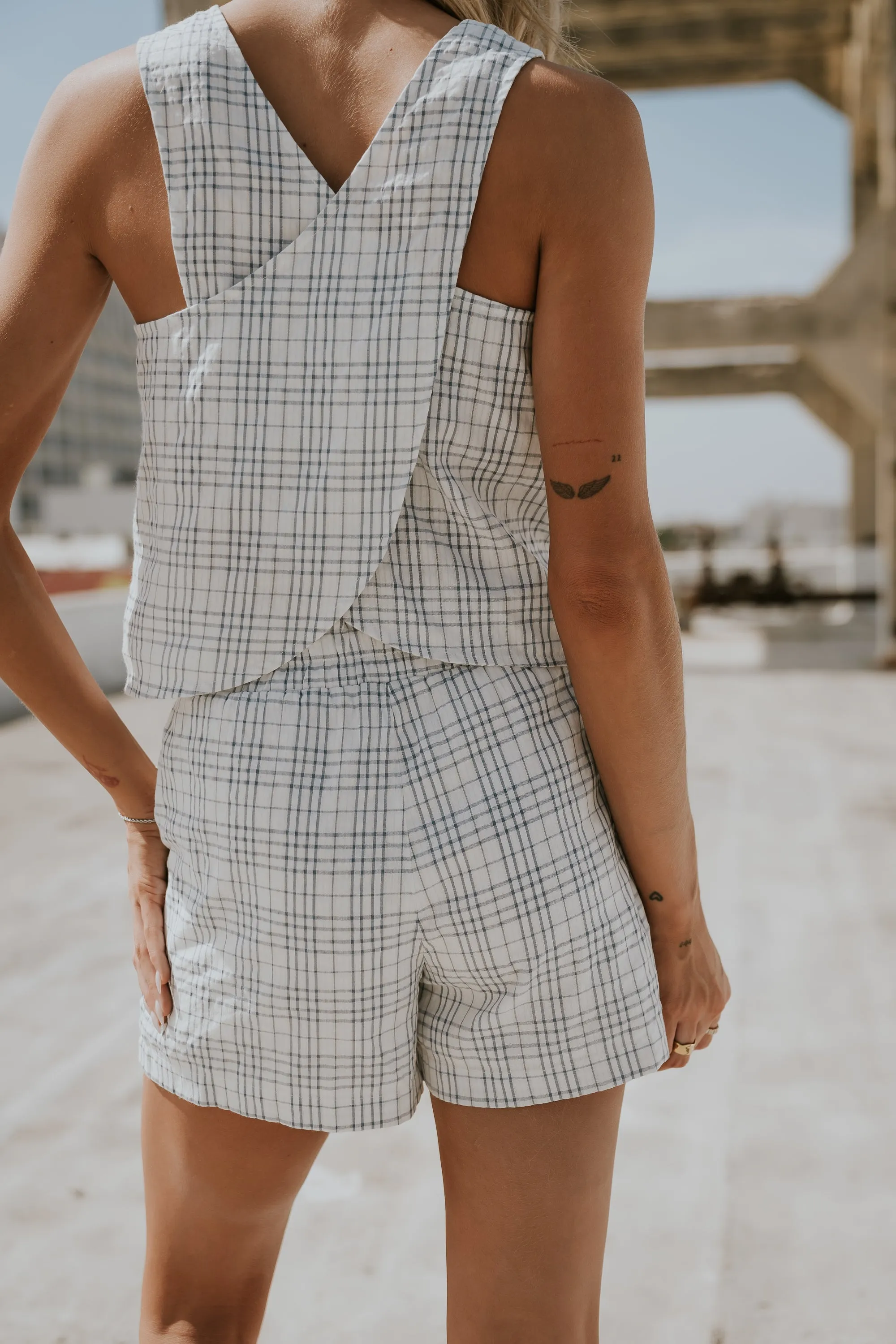 Viola Plaid Shorts sold by bohme product image thumbnail 5