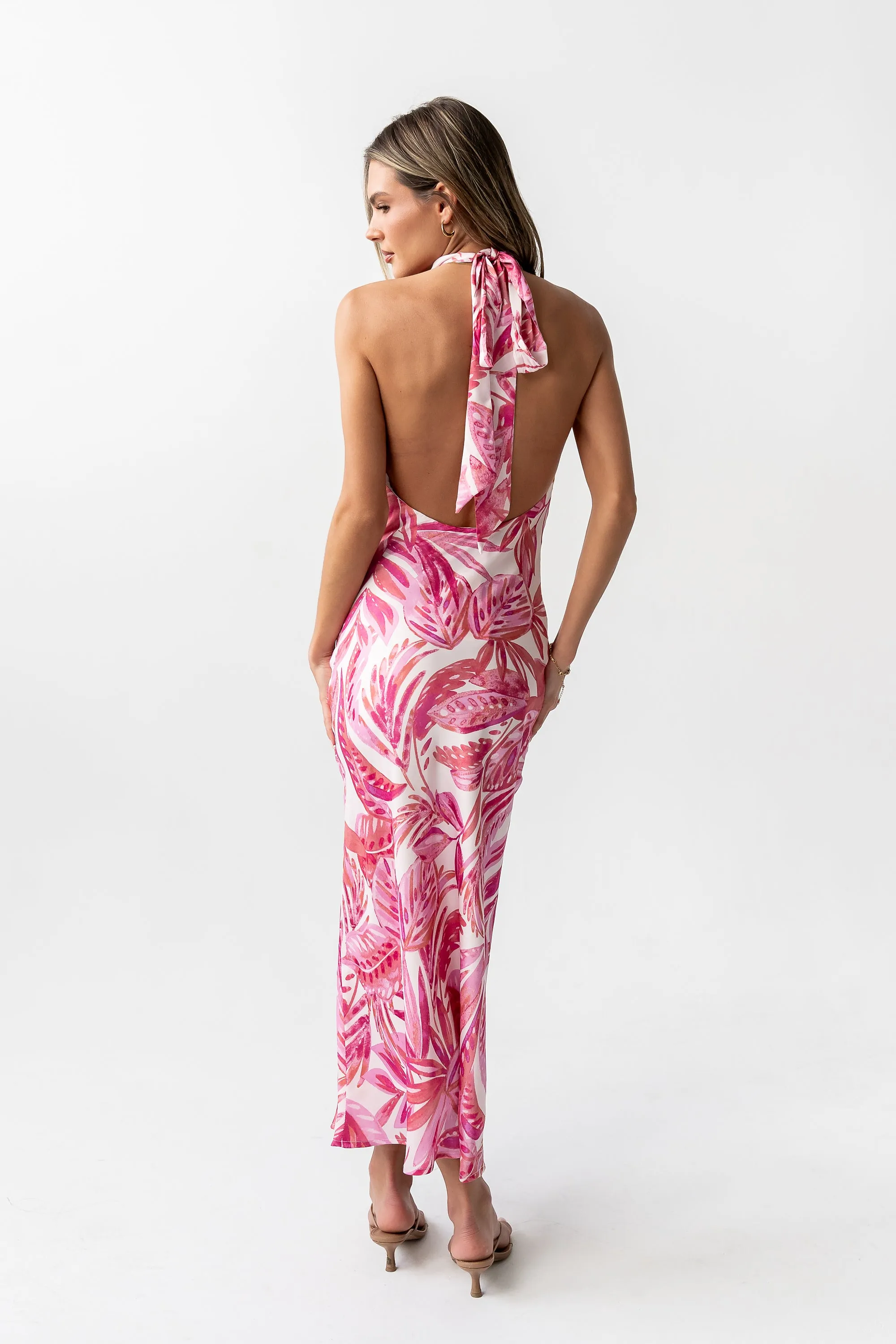 Lacy Halter Maxi Dress - FINAL SALE sold by bohme product image thumbnail 3