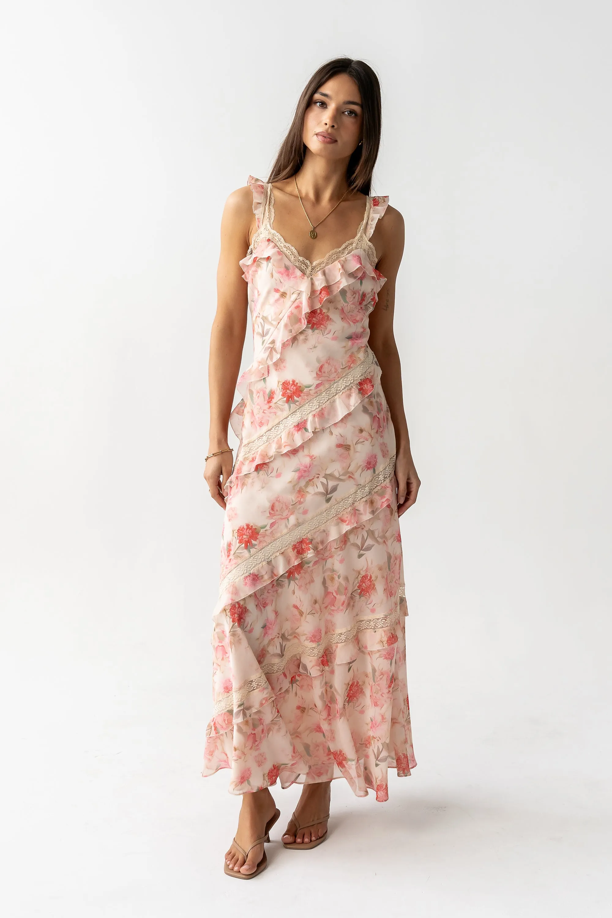 Franny Ruffle Maxi Dress sold by bohme product image thumbnail 4