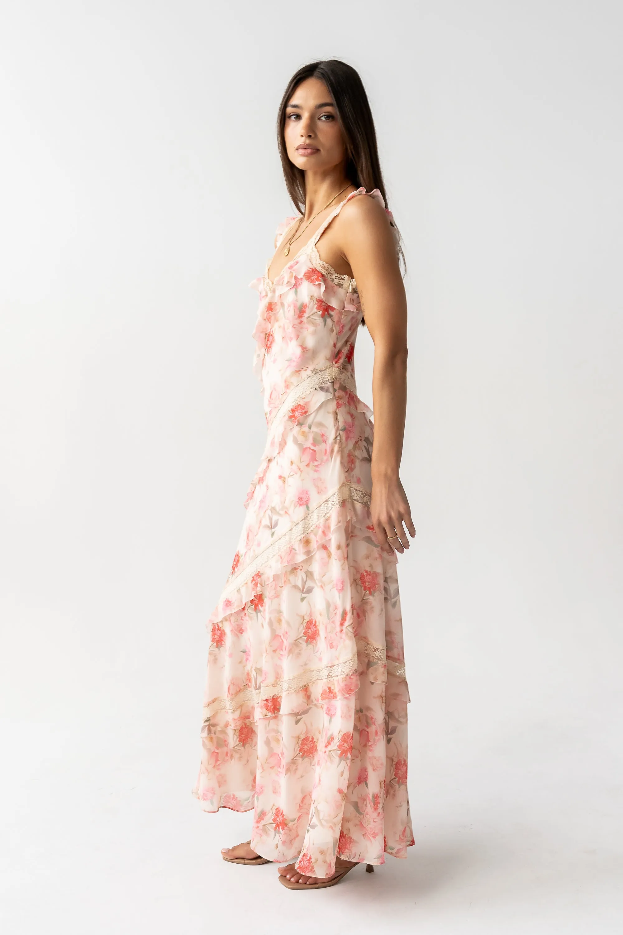 Franny Ruffle Maxi Dress sold by bohme product image thumbnail 2
