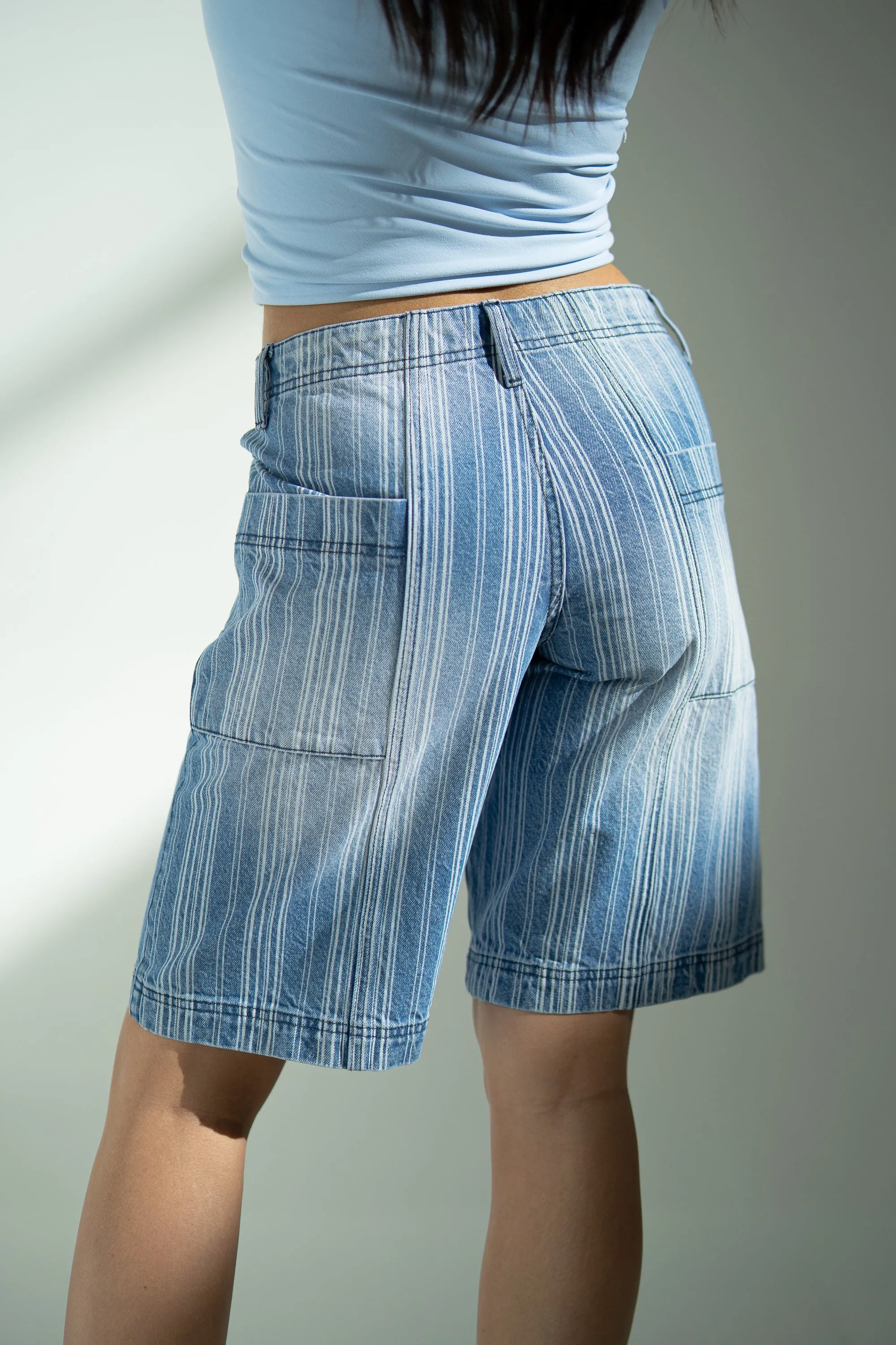 Franklin Striped Bermuda Shorts sold by bohme product image thumbnail 2