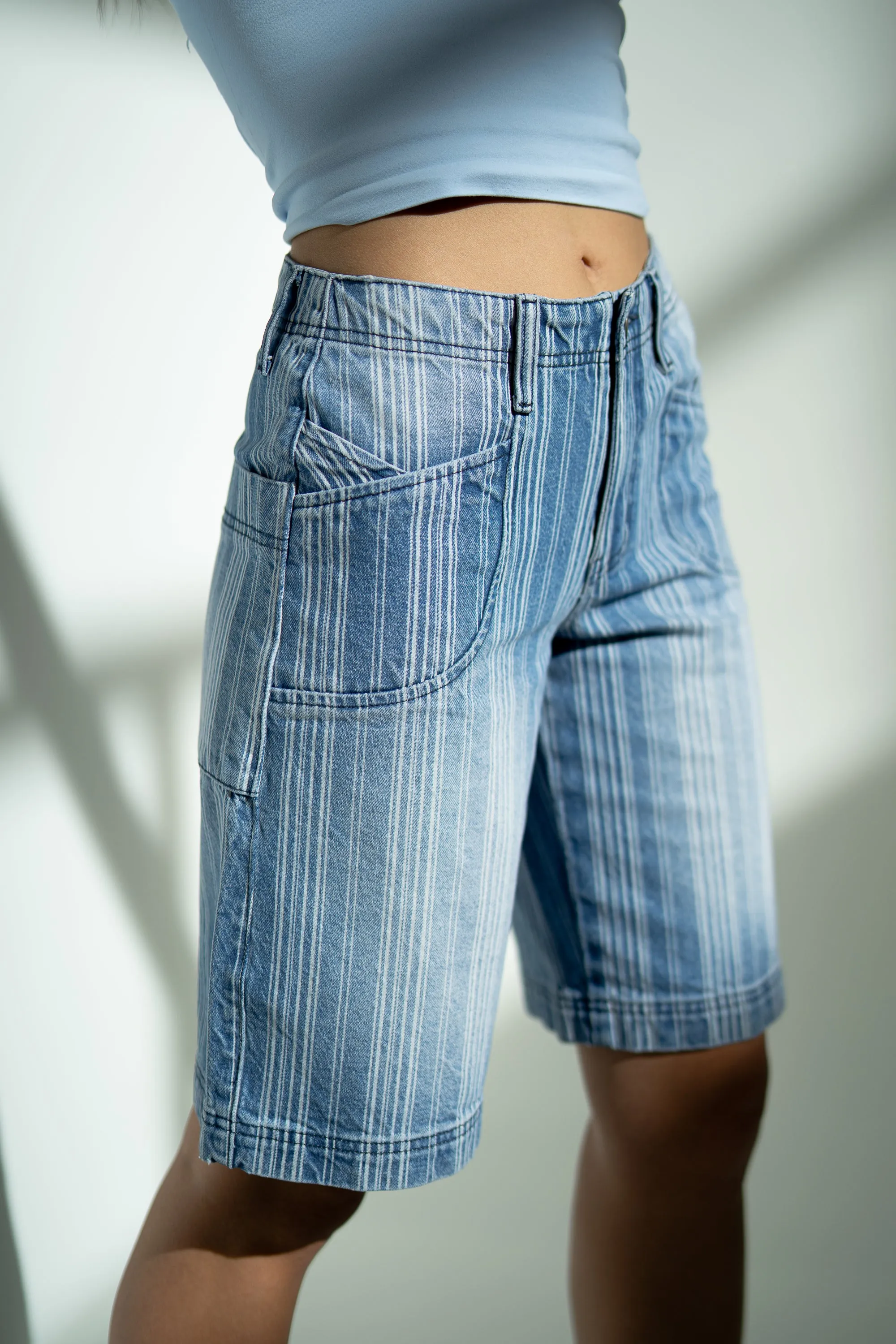 Franklin Striped Bermuda Shorts sold by bohme product image thumbnail 4