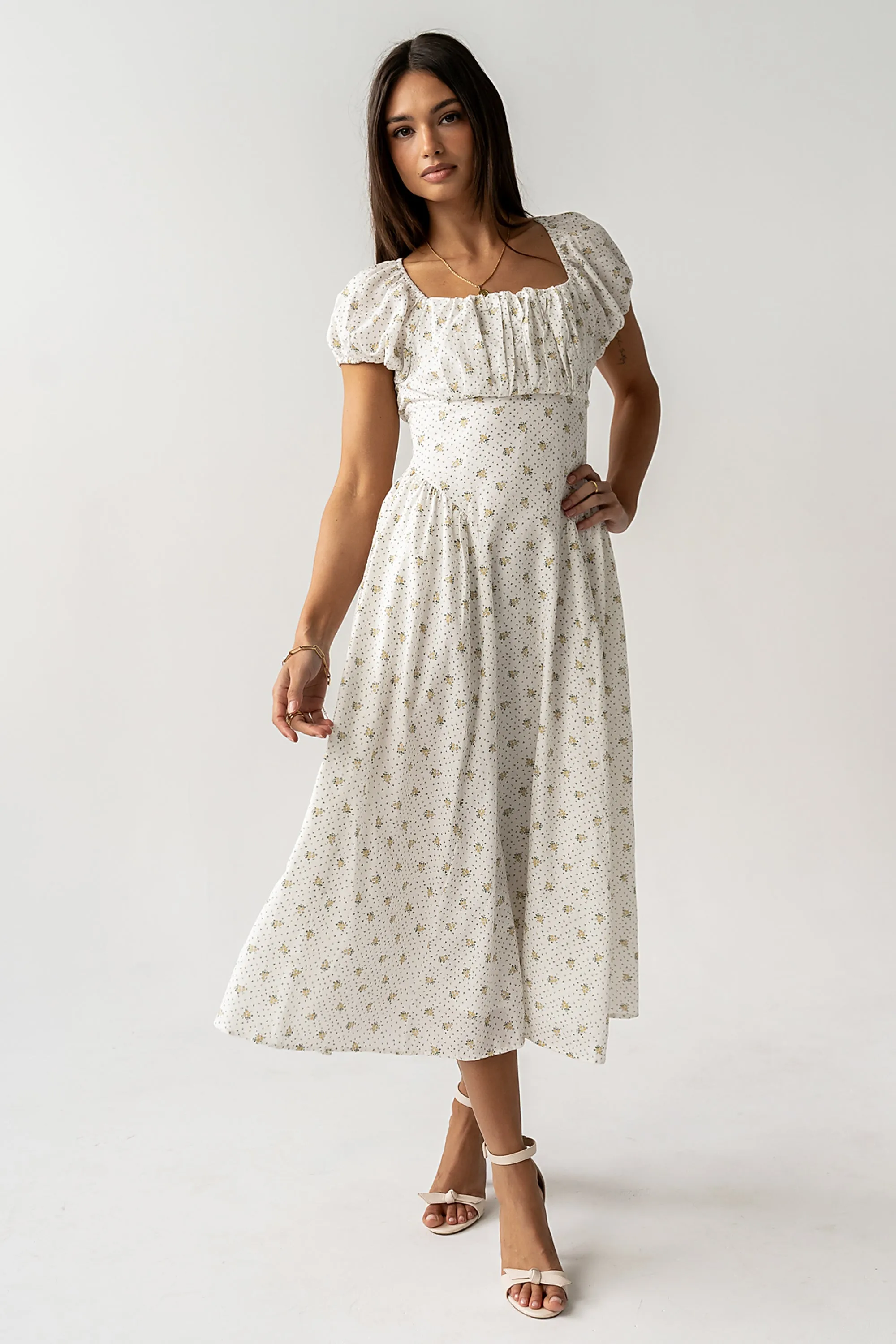 Freda Floral Maxi Dress sold by bohme