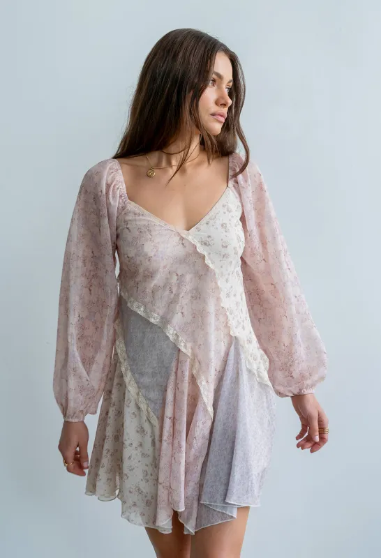 Bree Patchwork Mini Dress made by bohme