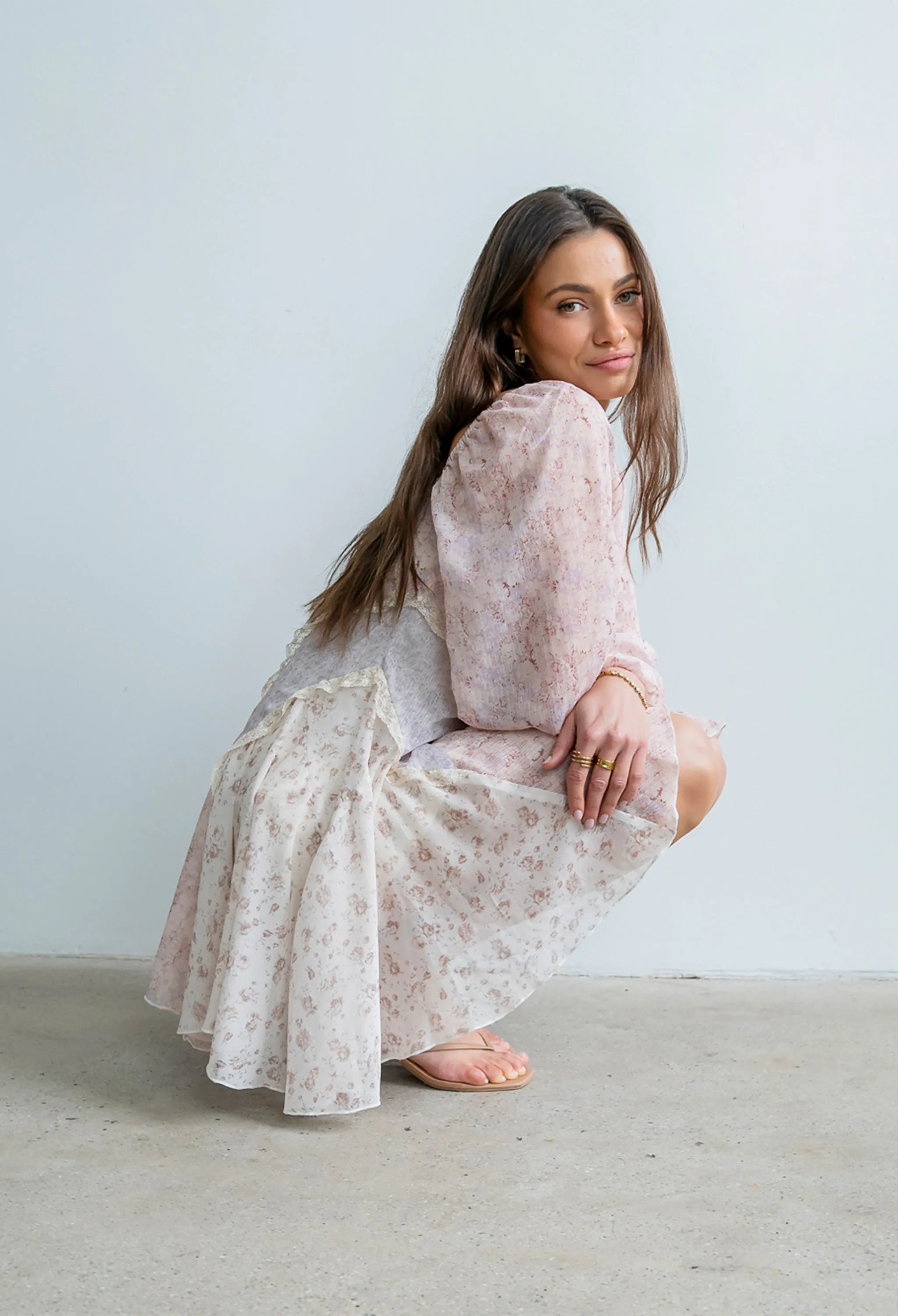 Bree Patchwork Mini Dress sold by bohme product image thumbnail 2