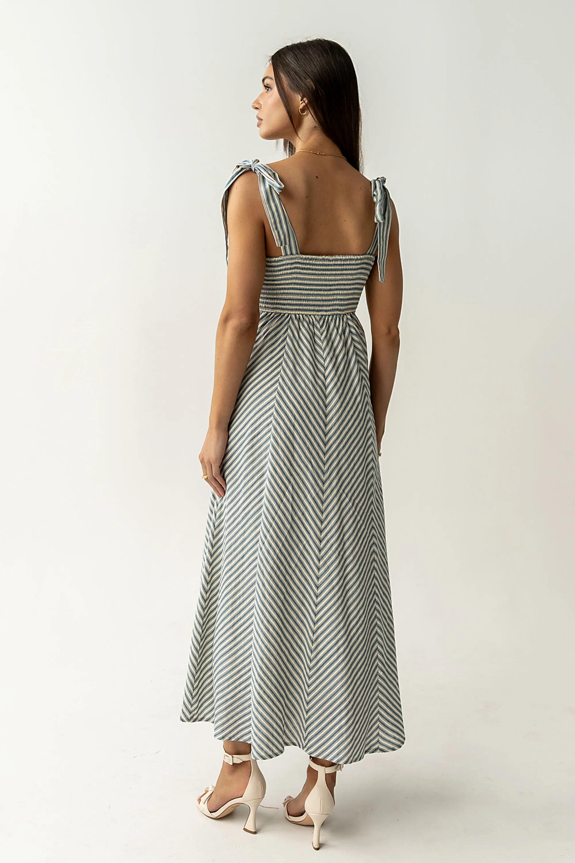 Michelle Striped Maxi Dress sold by bohme product image thumbnail 2