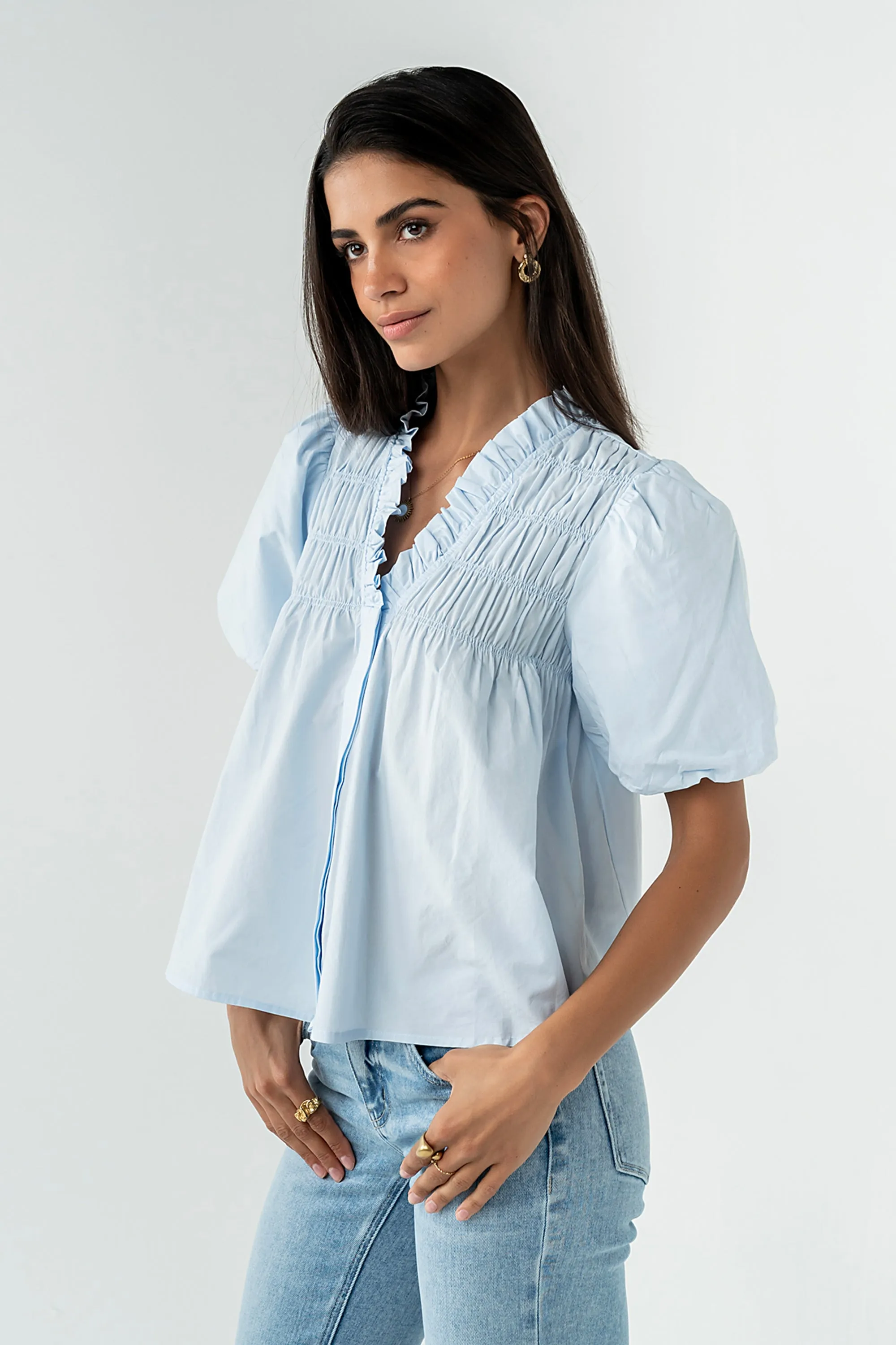 Nacie Smocked Top sold by bohme product image thumbnail 5