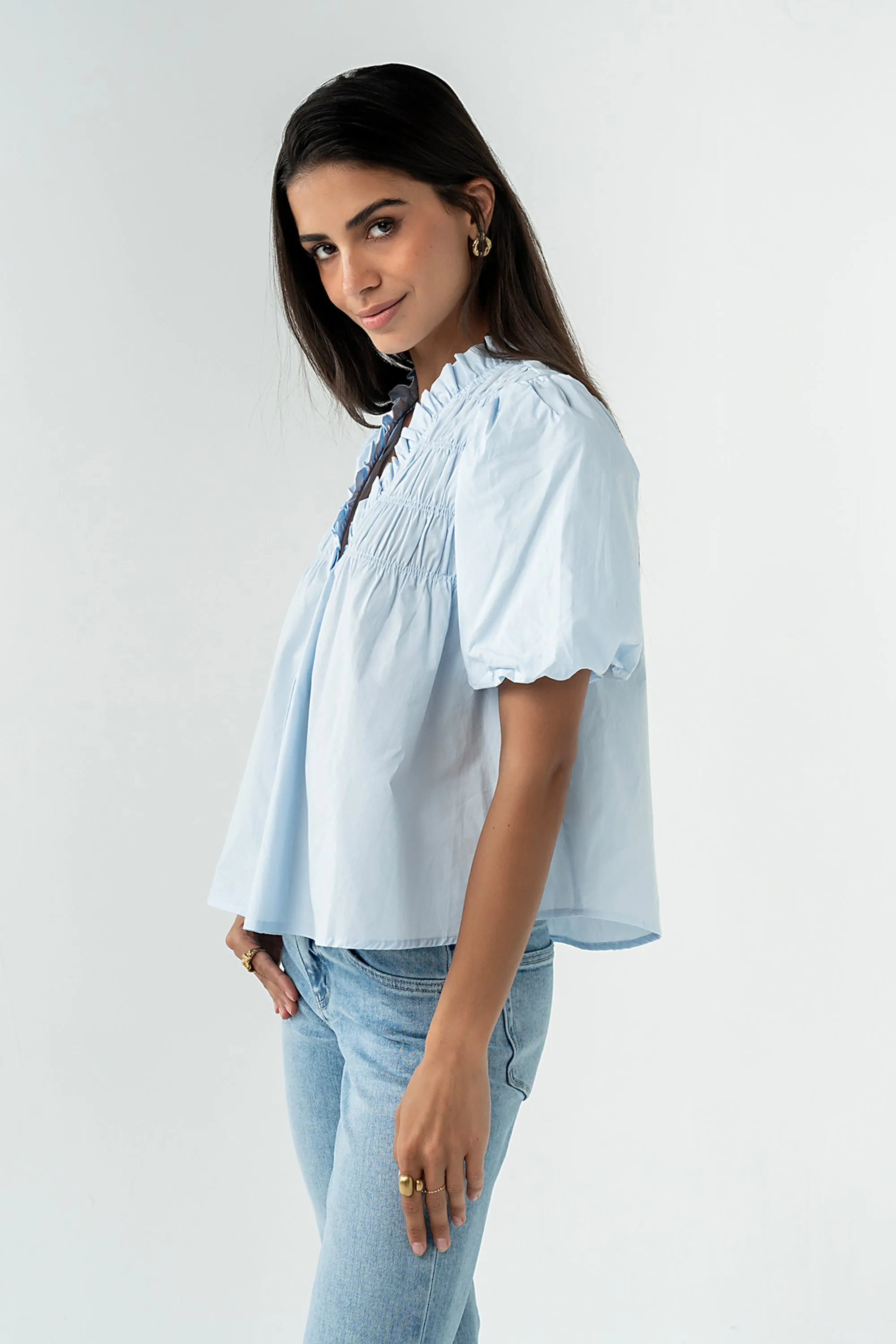Nacie Smocked Top sold by bohme product image thumbnail 2