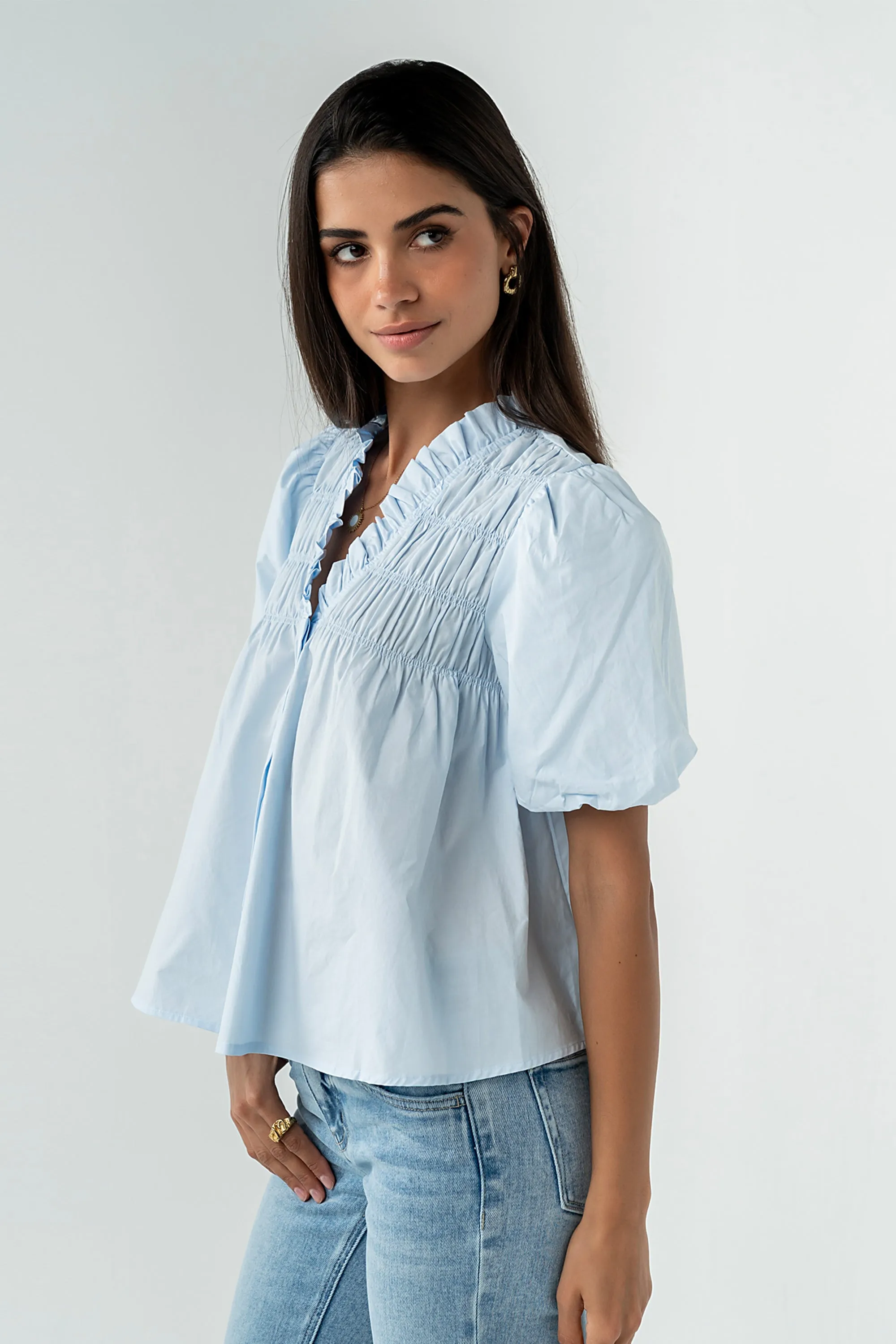 Nacie Smocked Top sold by bohme product image thumbnail 3