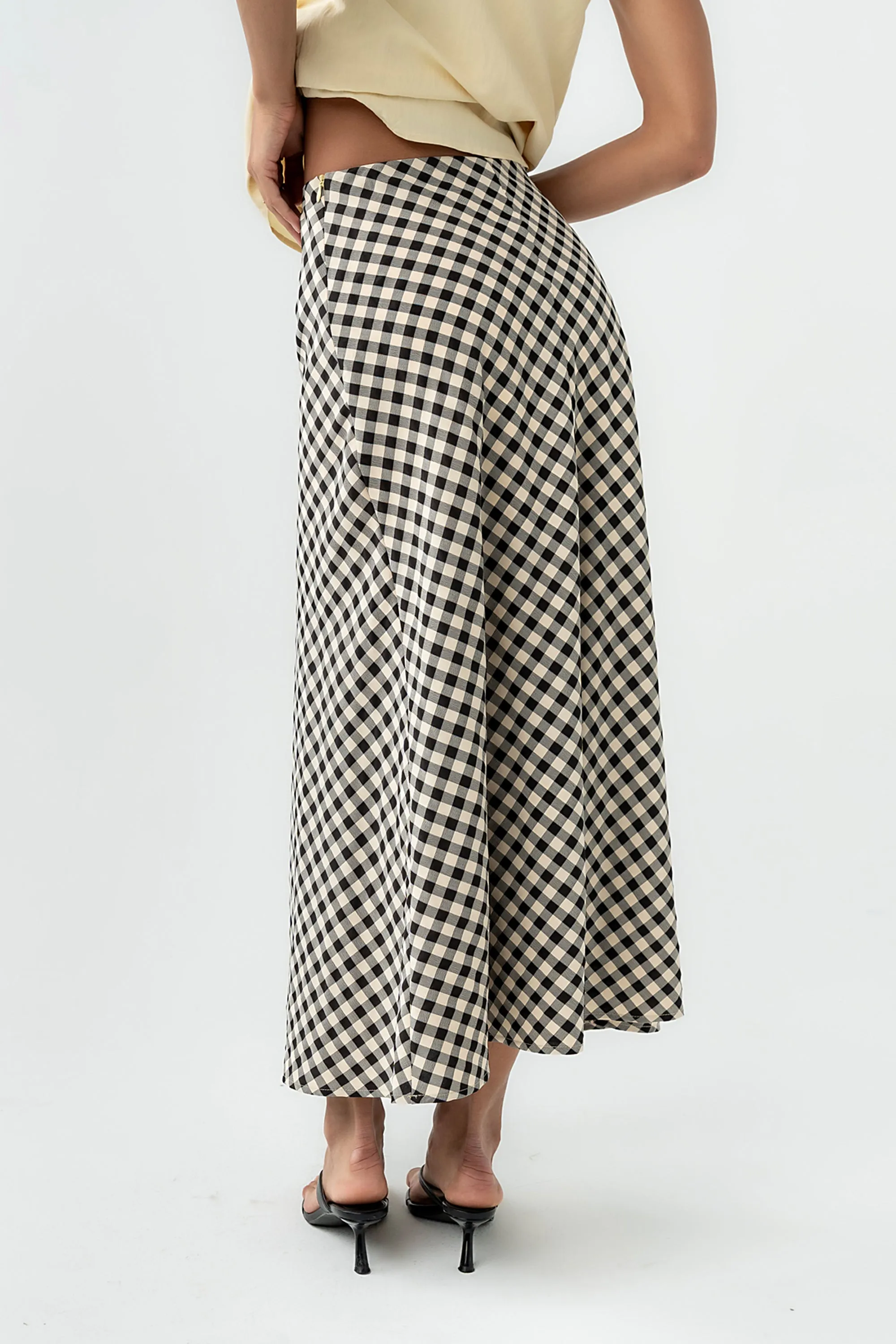 Posie Gingham Maxi Skirt sold by bohme product image thumbnail 3