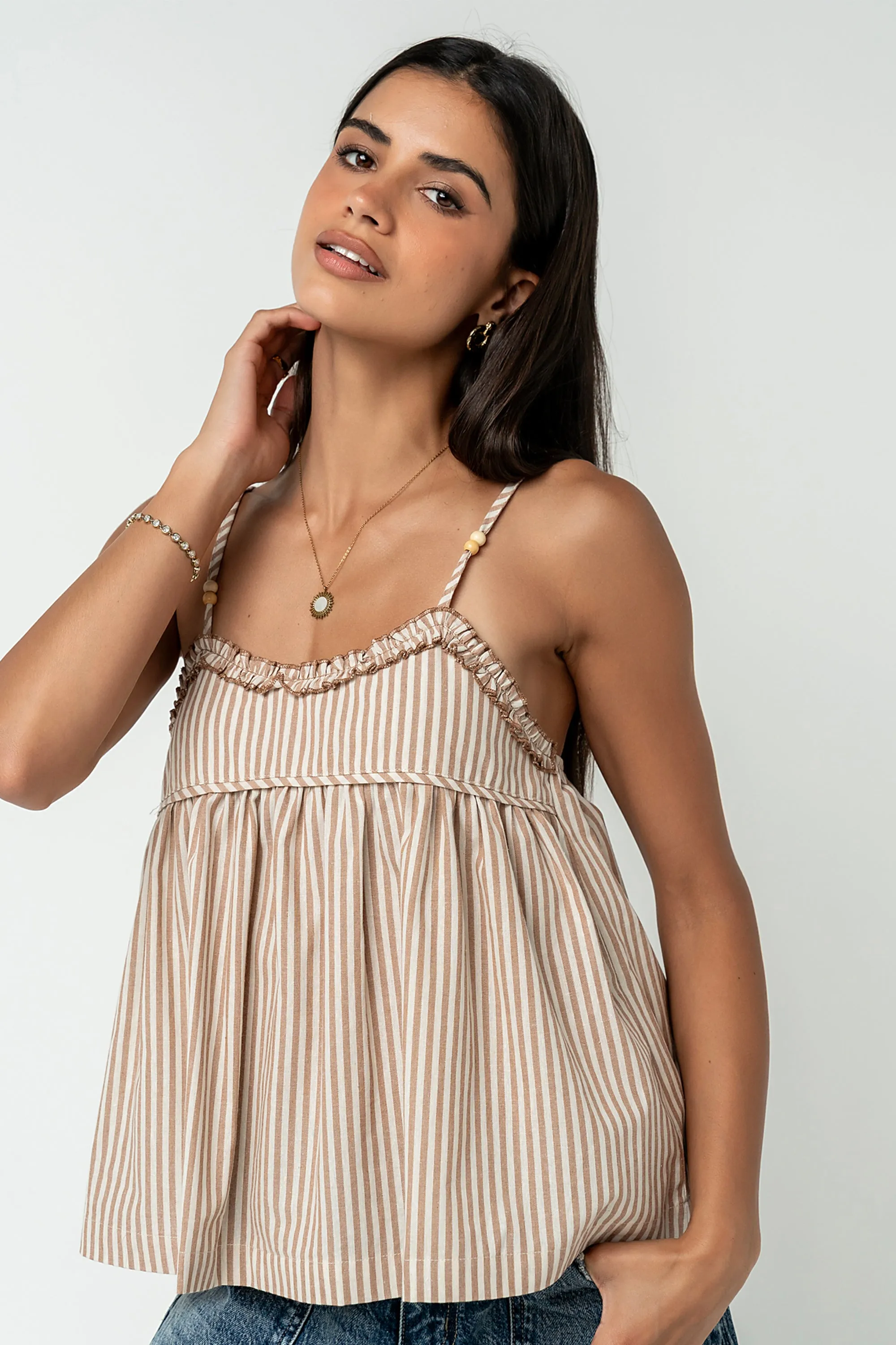 Becky Striped Tank Top sold by bohme product image thumbnail 5