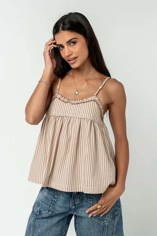Becky Striped Tank Top made by bohme