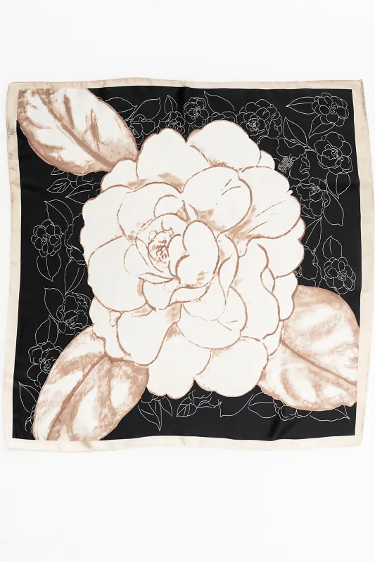 Carlie Floral Bandana Scarf made by bohme