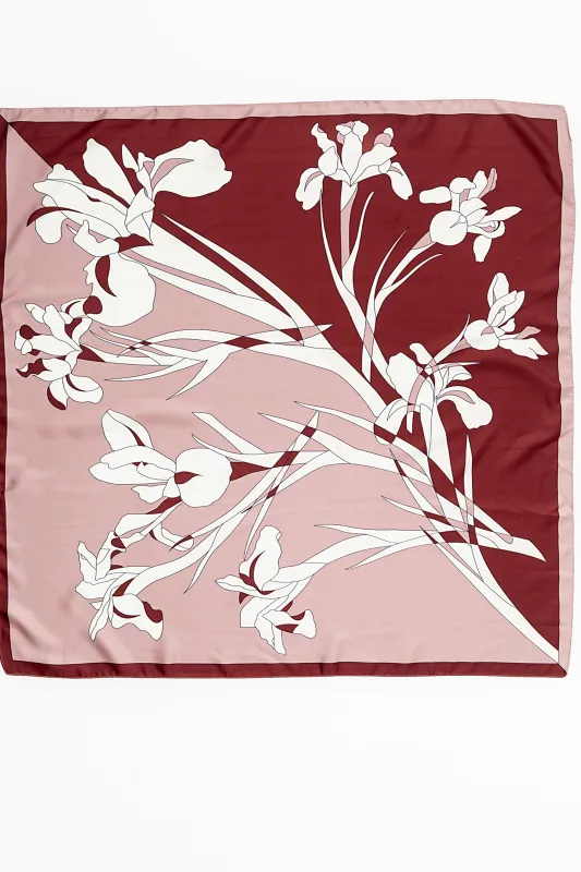Giana Bandana Scarf in Pink made by bohme